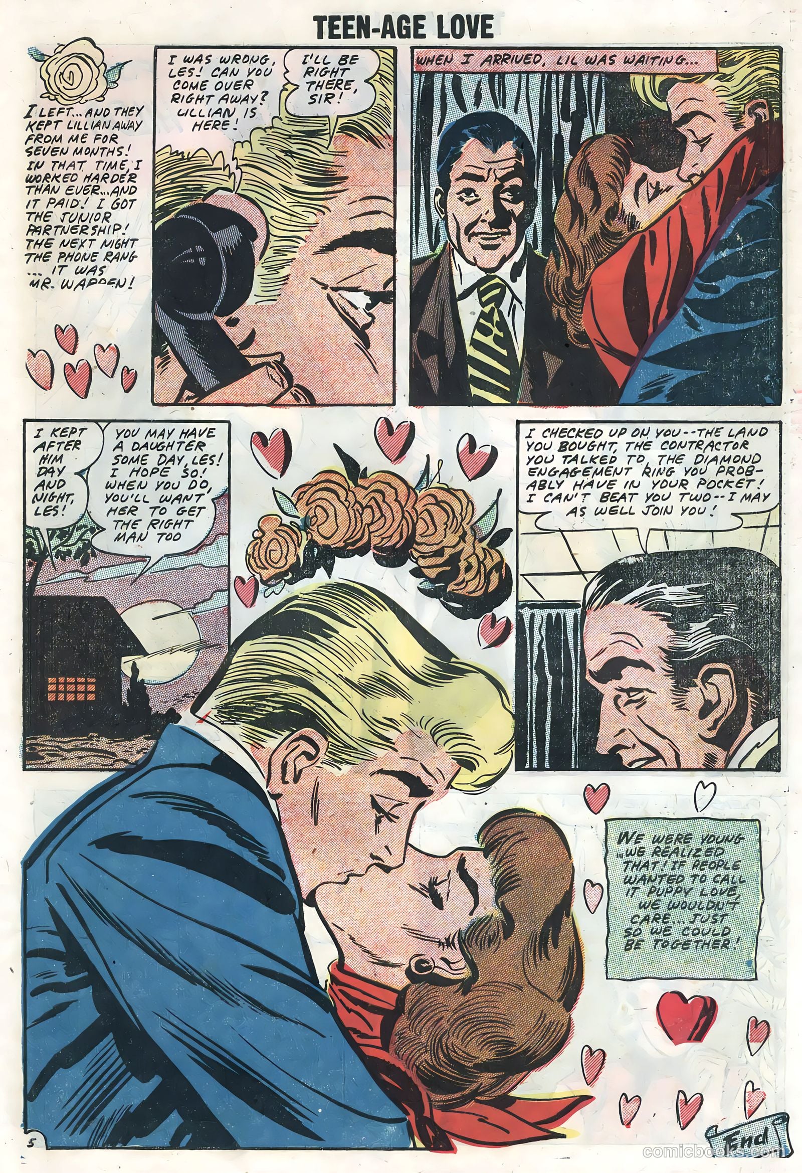 Teen-Age Love #4 (1958) — page 27 of 36
