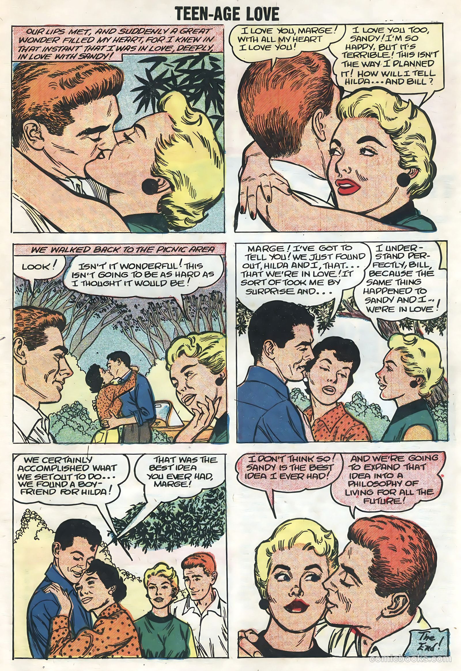 Teen-Age Love #4 (1958) — page 33 of 36