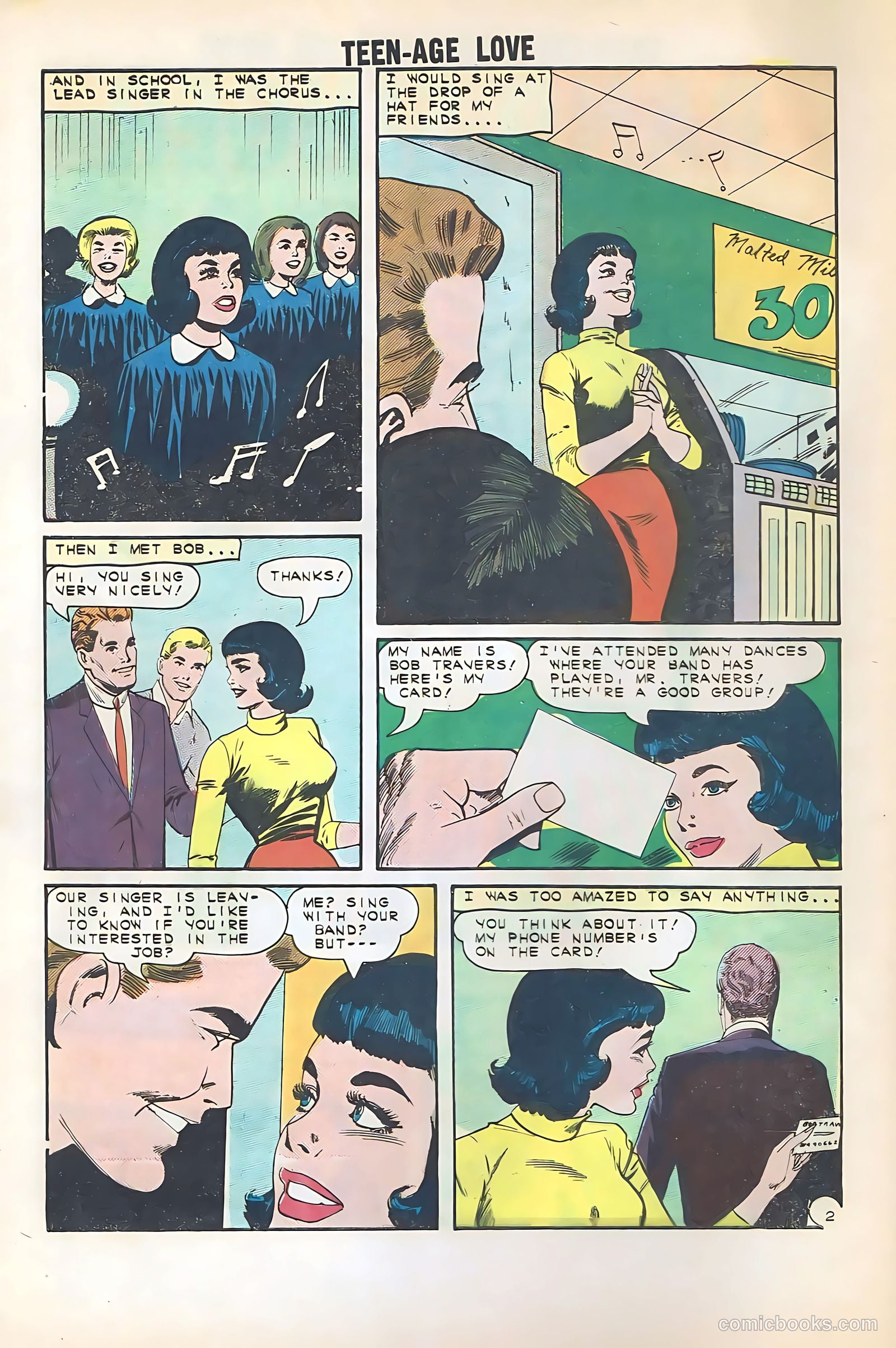 Teen-Age Love #40 (1965) — page 4 of 36