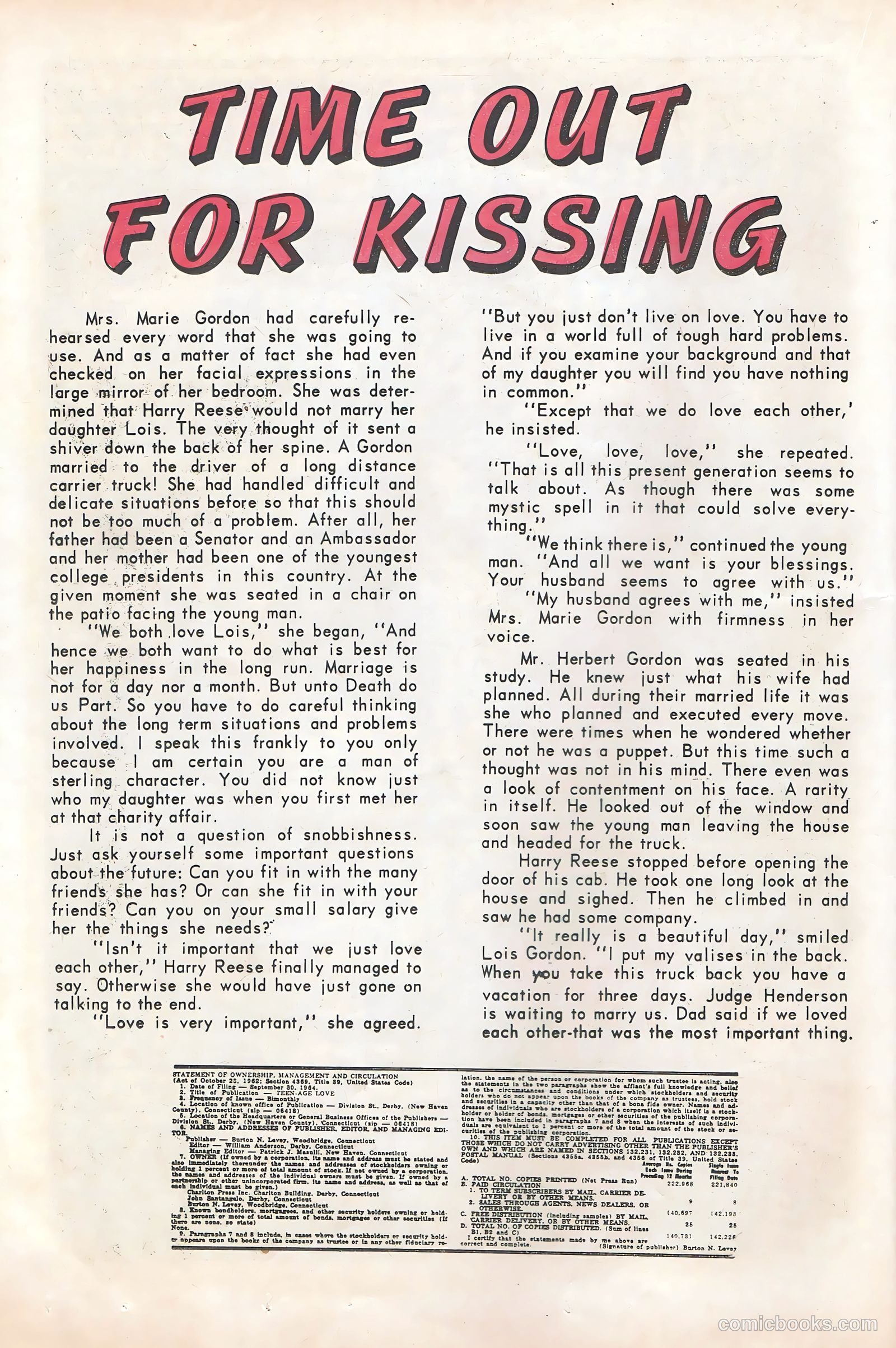 Teen-Age Love #42 (1965) — page 16 of 36
