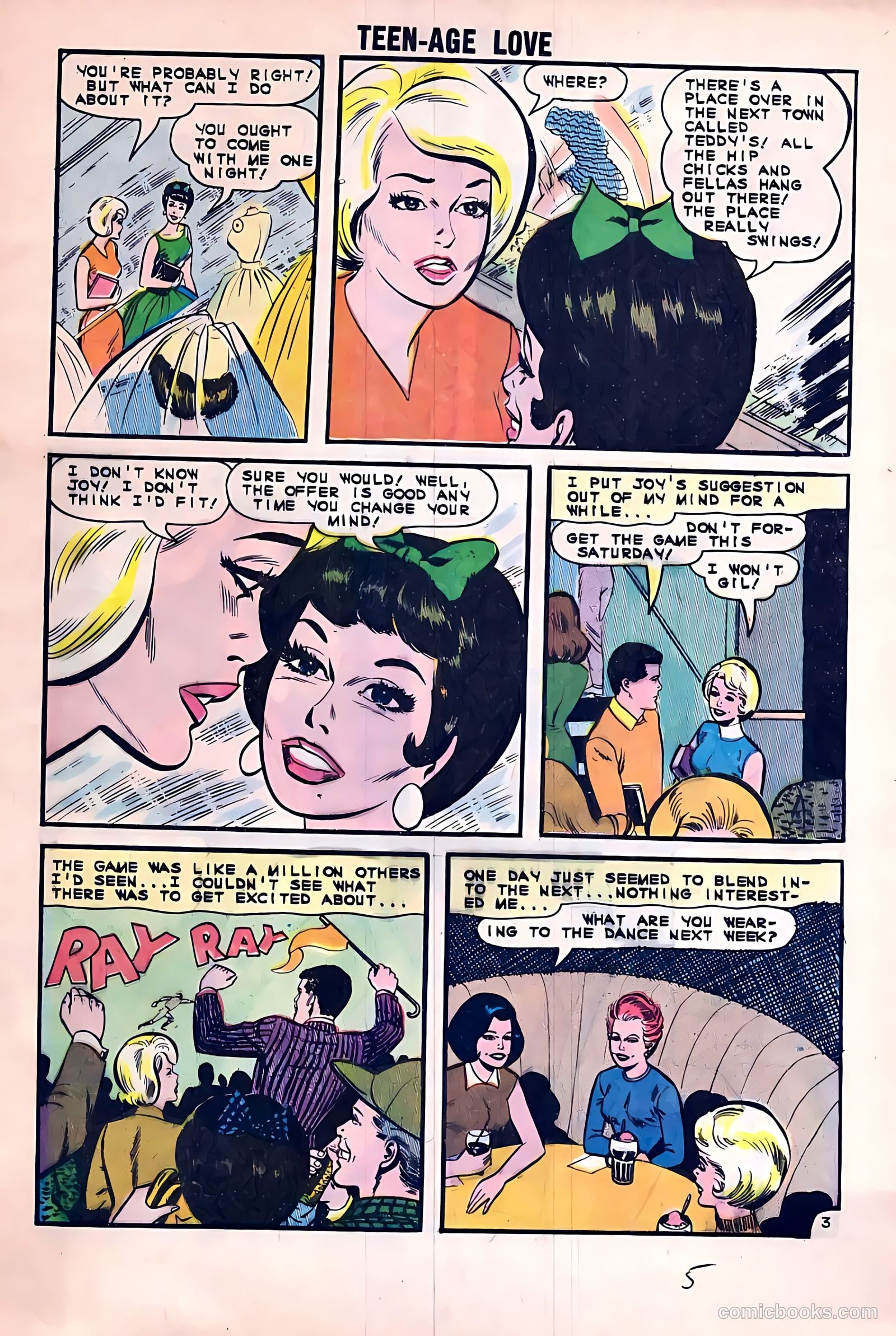 Teen-Age Love #43 (1965) — page 5 of 36