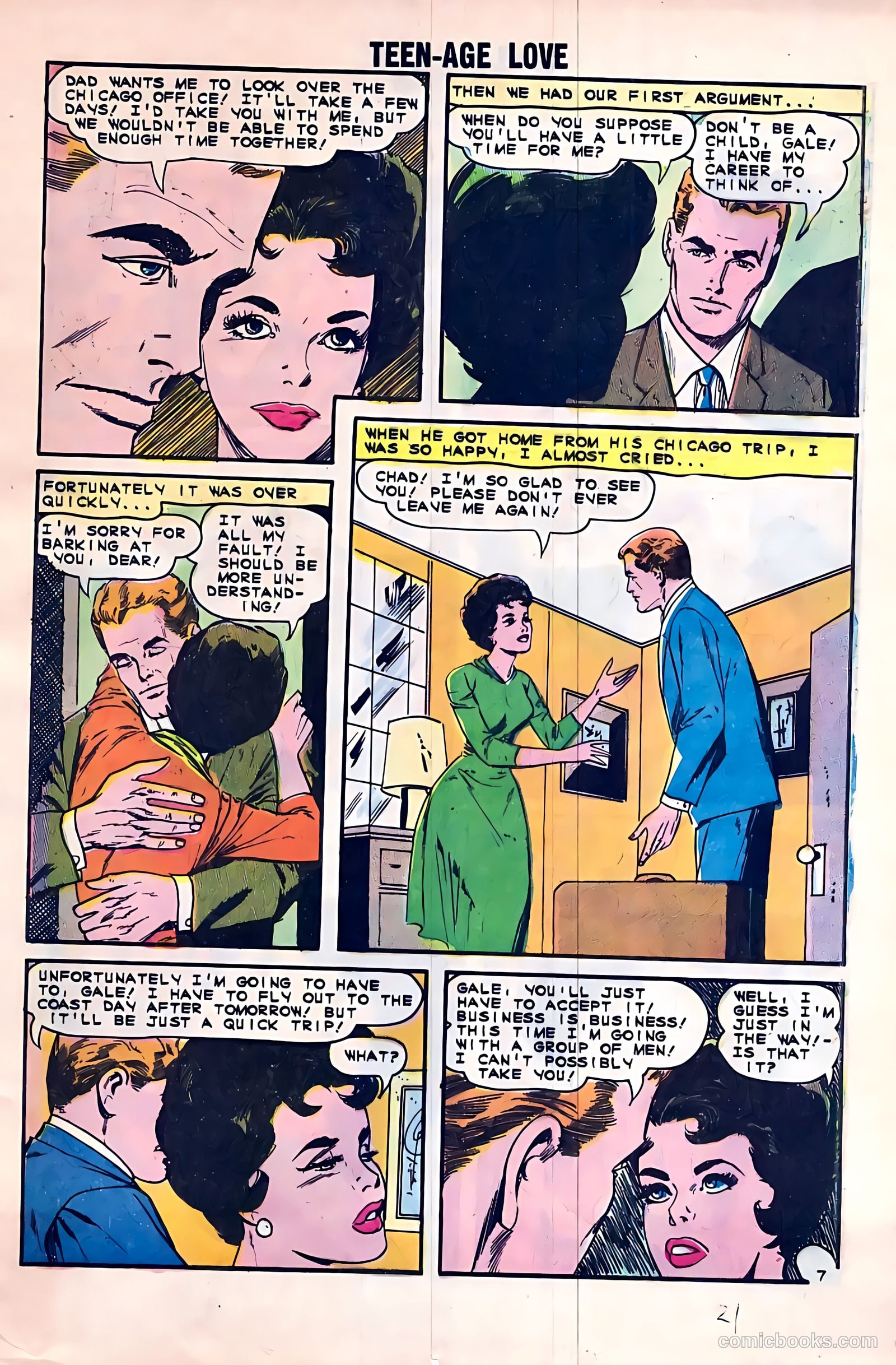 Teen-Age Love #43 (1965) — page 21 of 36