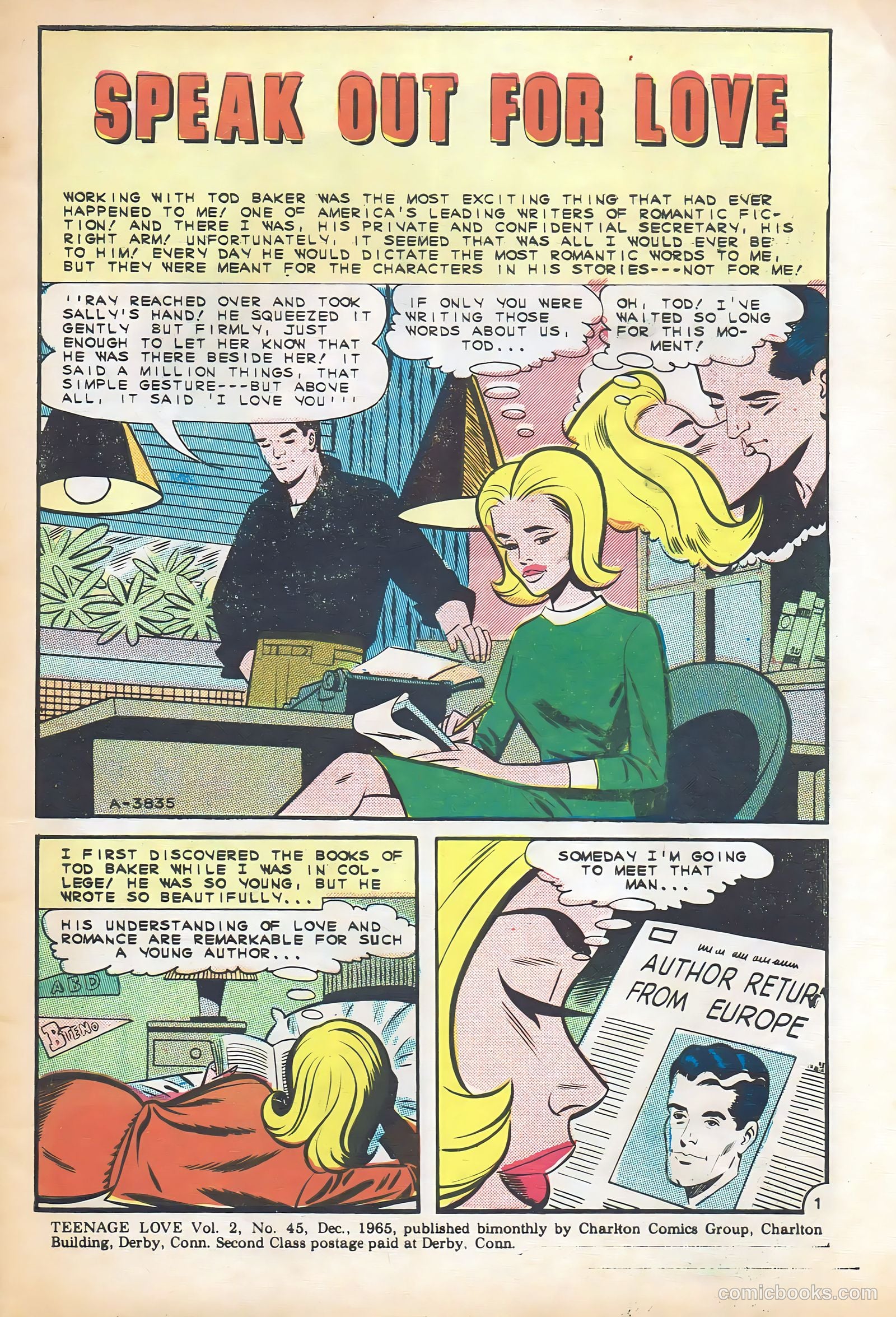 Teen-Age Love #45 (1965) — page 3 of 36