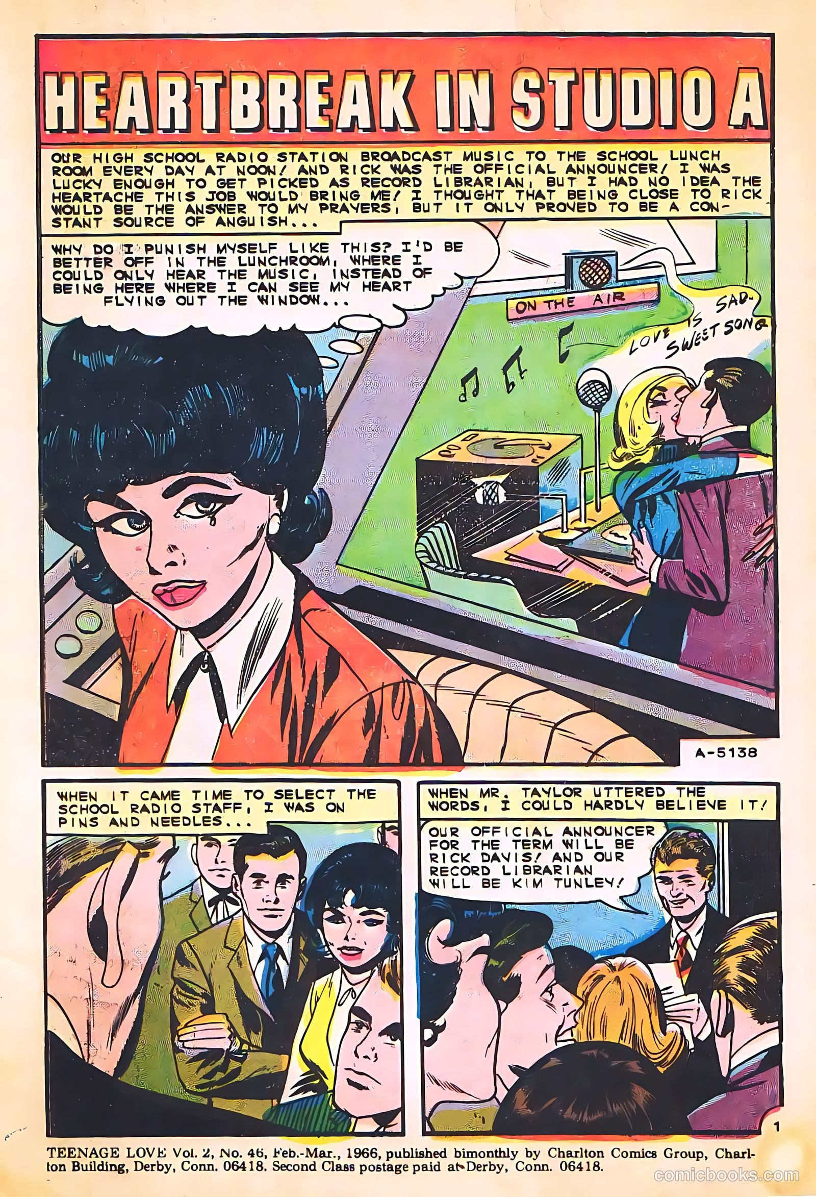 Teen-Age Love #46 (1966) — page 3 of 36