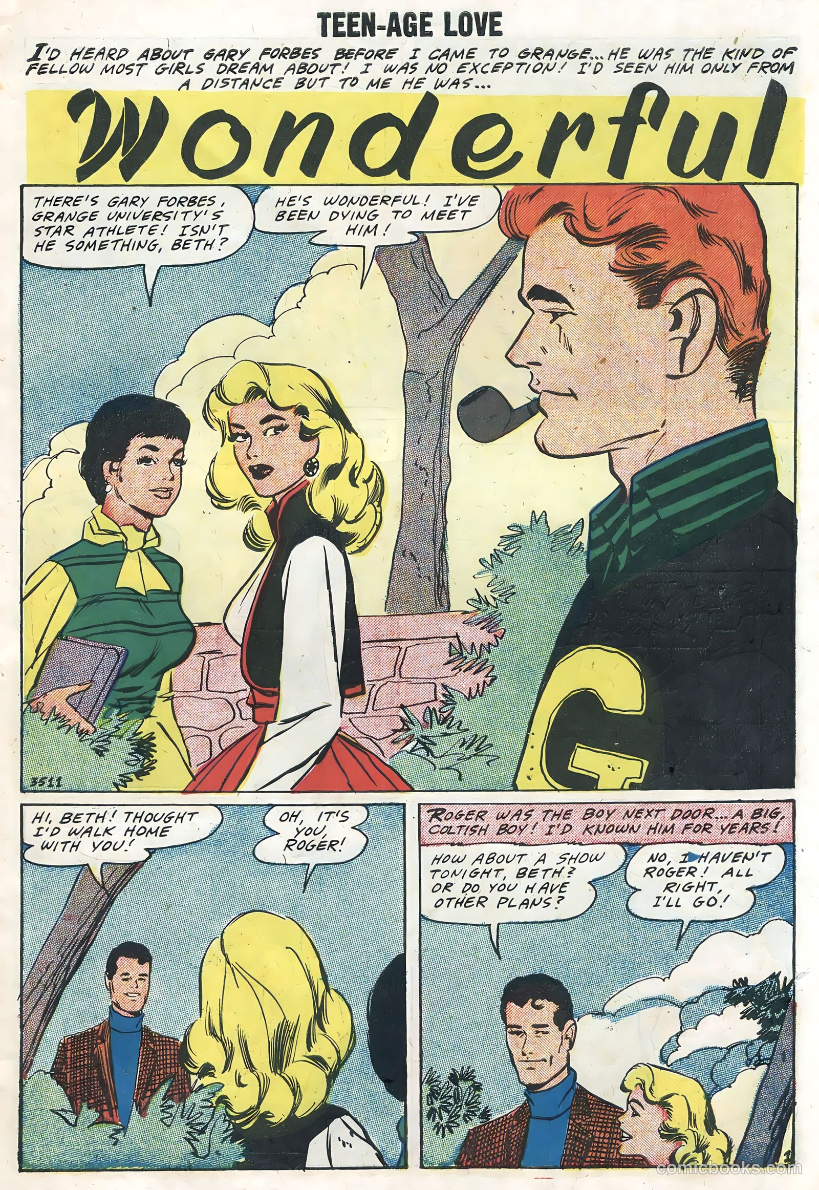 Teen-Age Love #5 (1958) — page 3 of 36