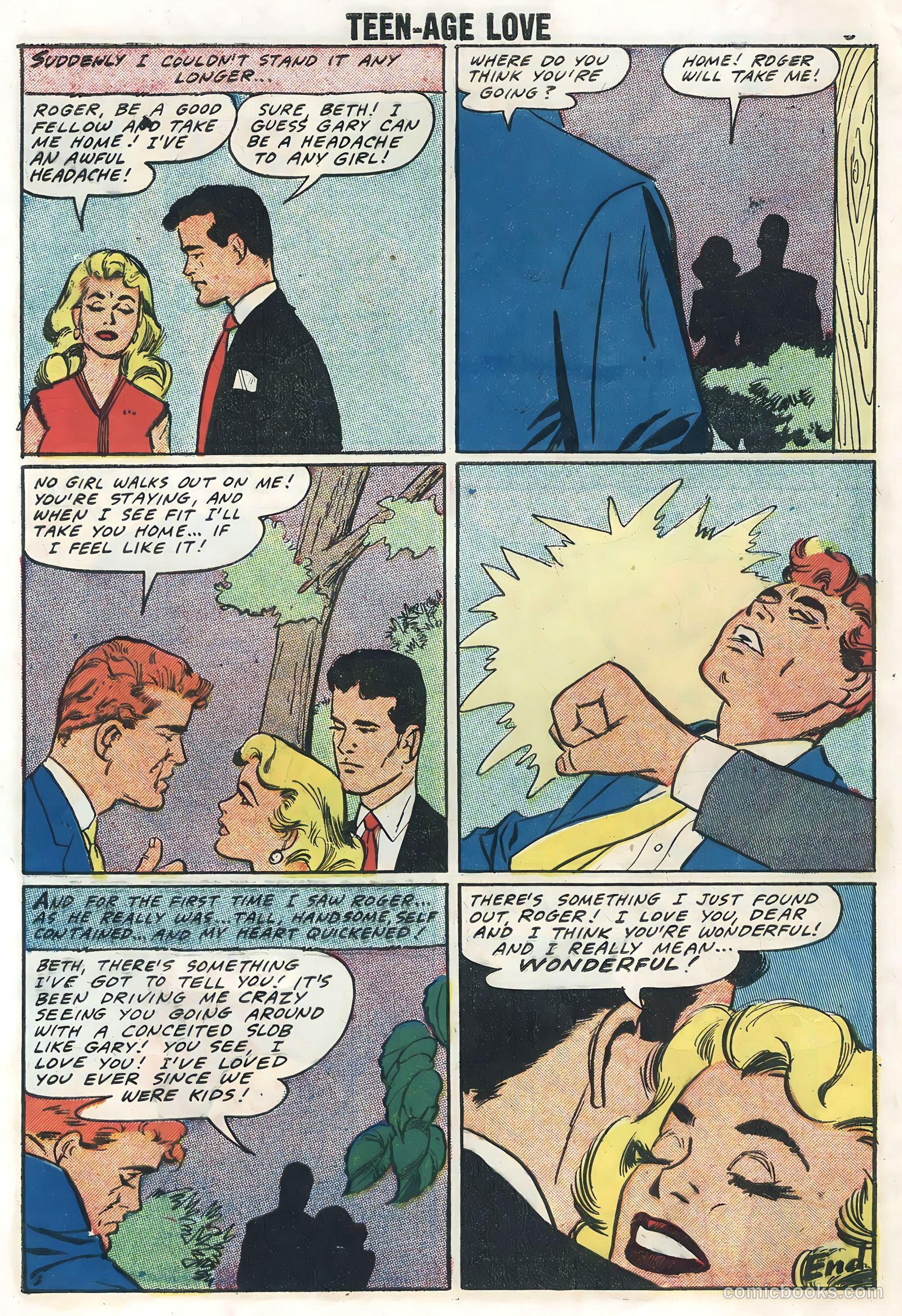 Teen-Age Love #5 (1958) — page 8 of 36