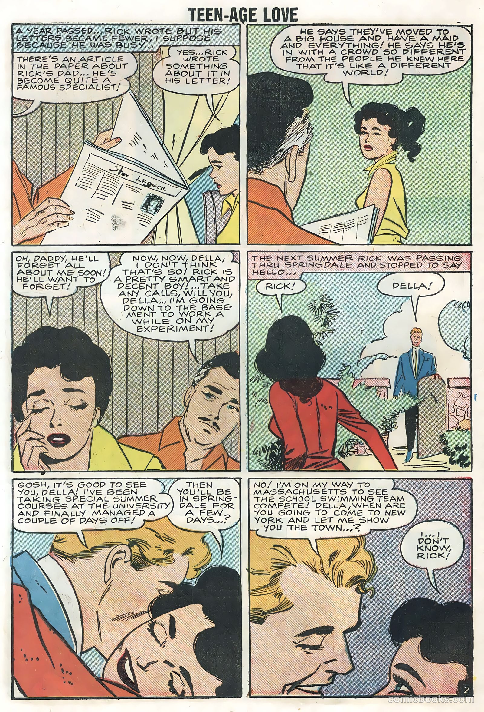 Teen-Age Love #5 (1958) — page 20 of 36