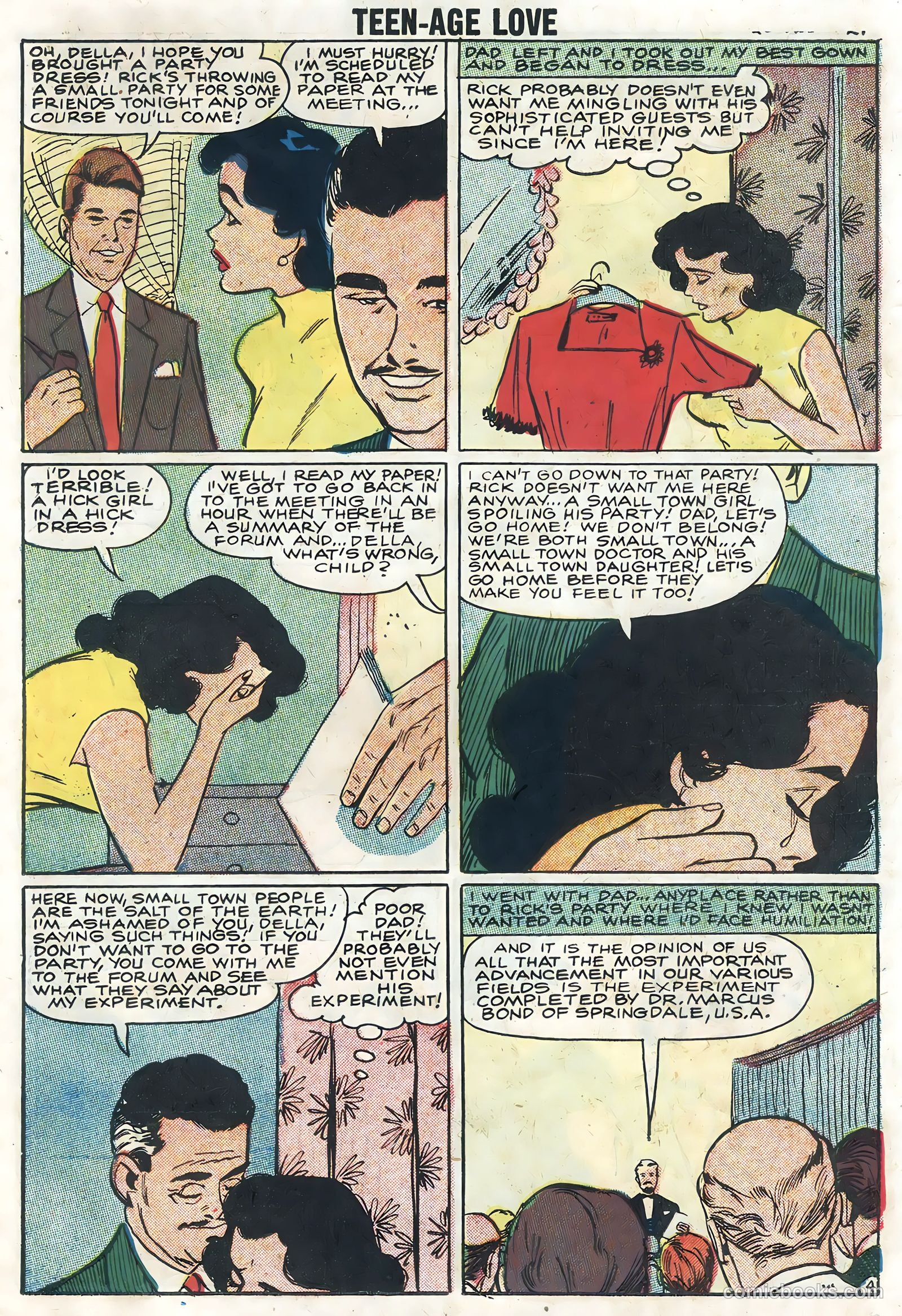 Teen-Age Love #5 (1958) — page 23 of 36