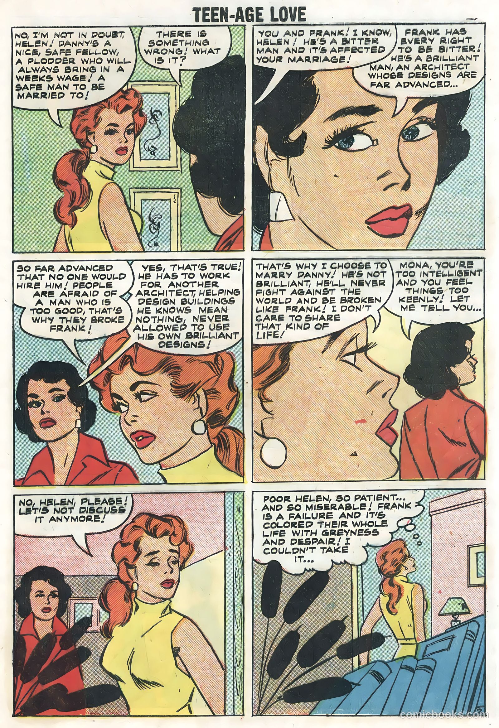 Teen-Age Love #5 (1958) — page 29 of 36