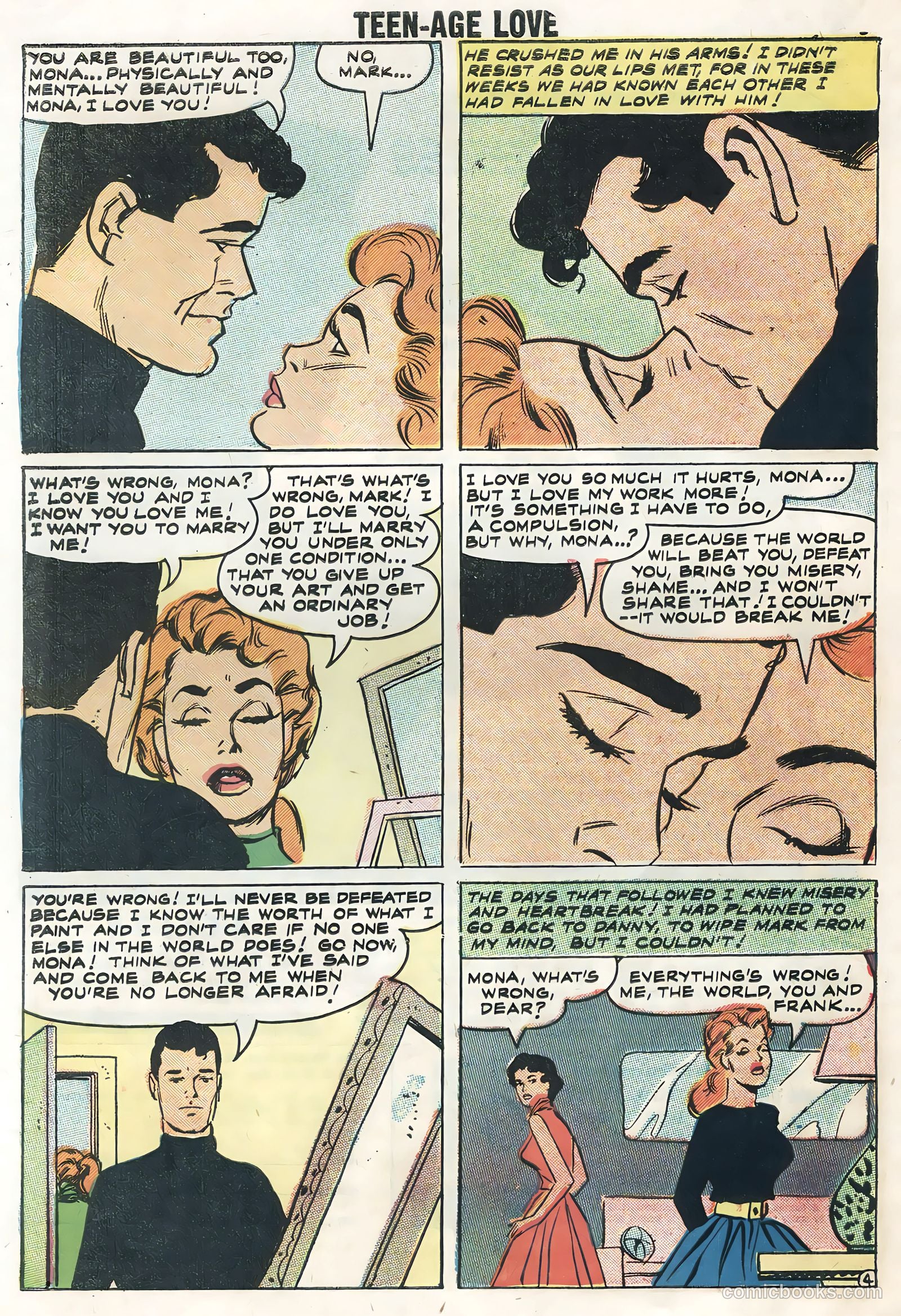 Teen-Age Love #5 (1958) — page 32 of 36