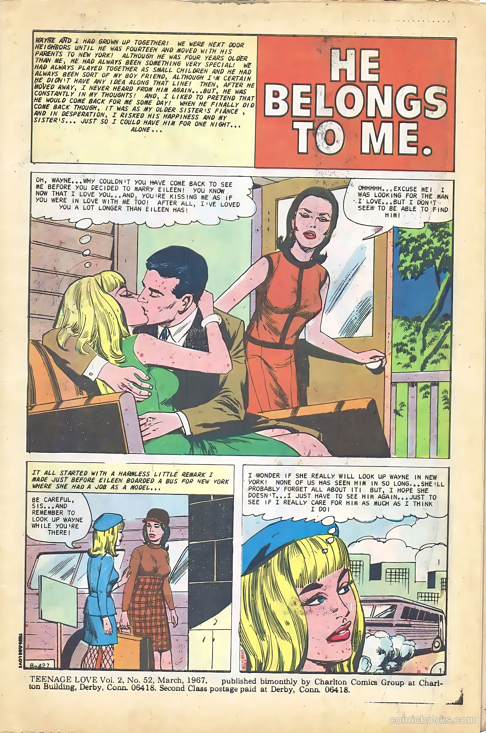 Teen-Age Love #52 (1967) — page 3 of 36