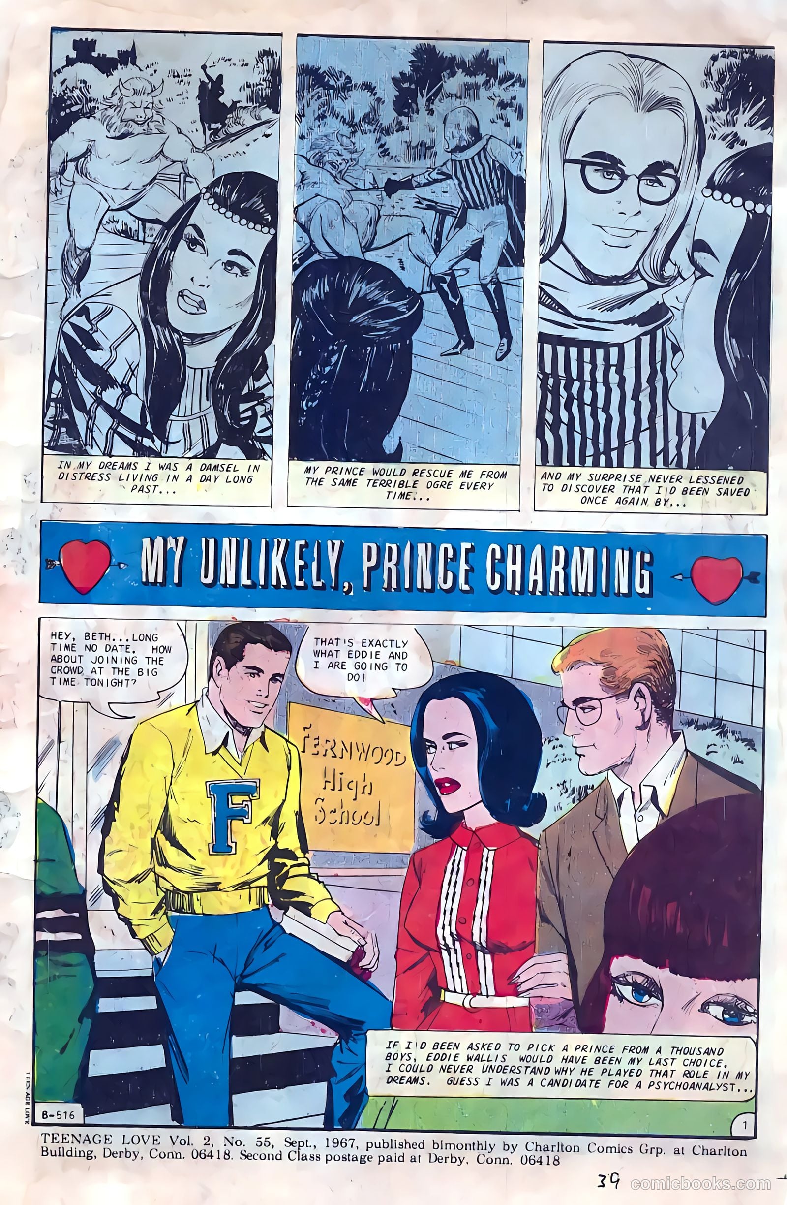 Teen-Age Love #55 (1967) — page 3 of 36