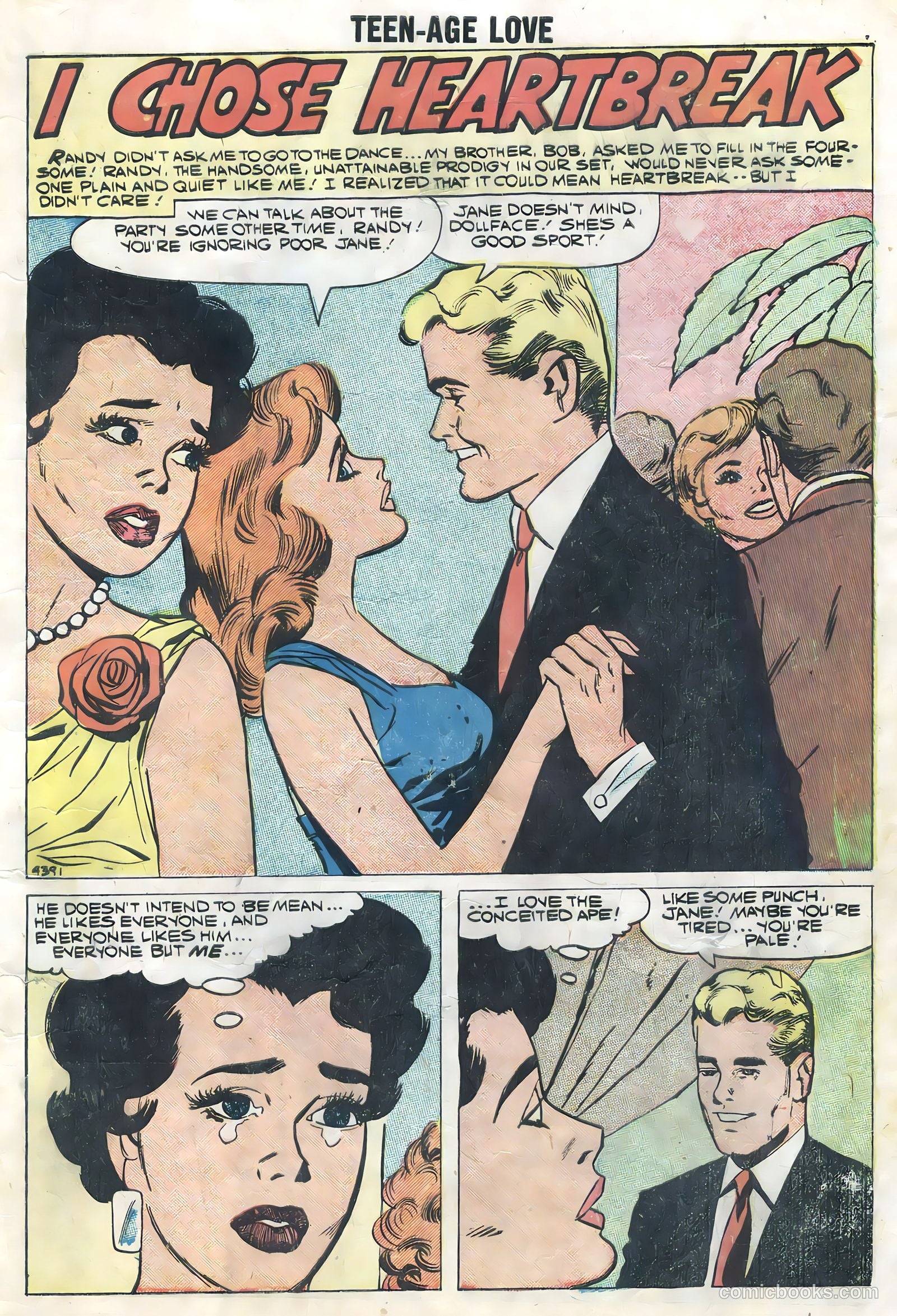 Teen-Age Love #6 (1958) — page 3 of 36