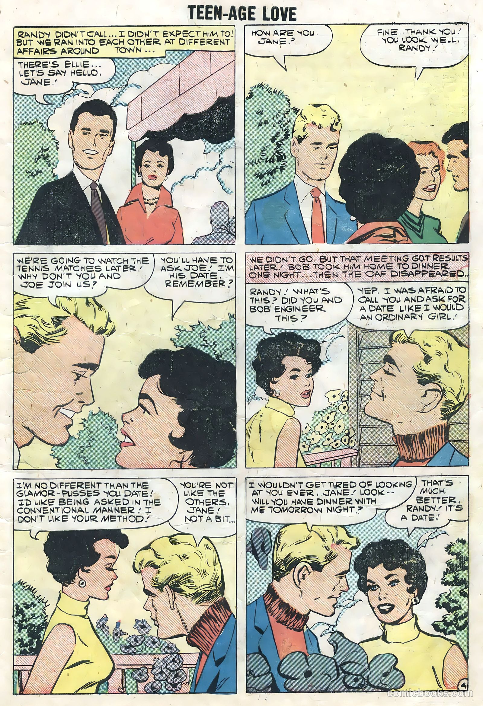 Teen-Age Love #6 (1958) — page 7 of 36