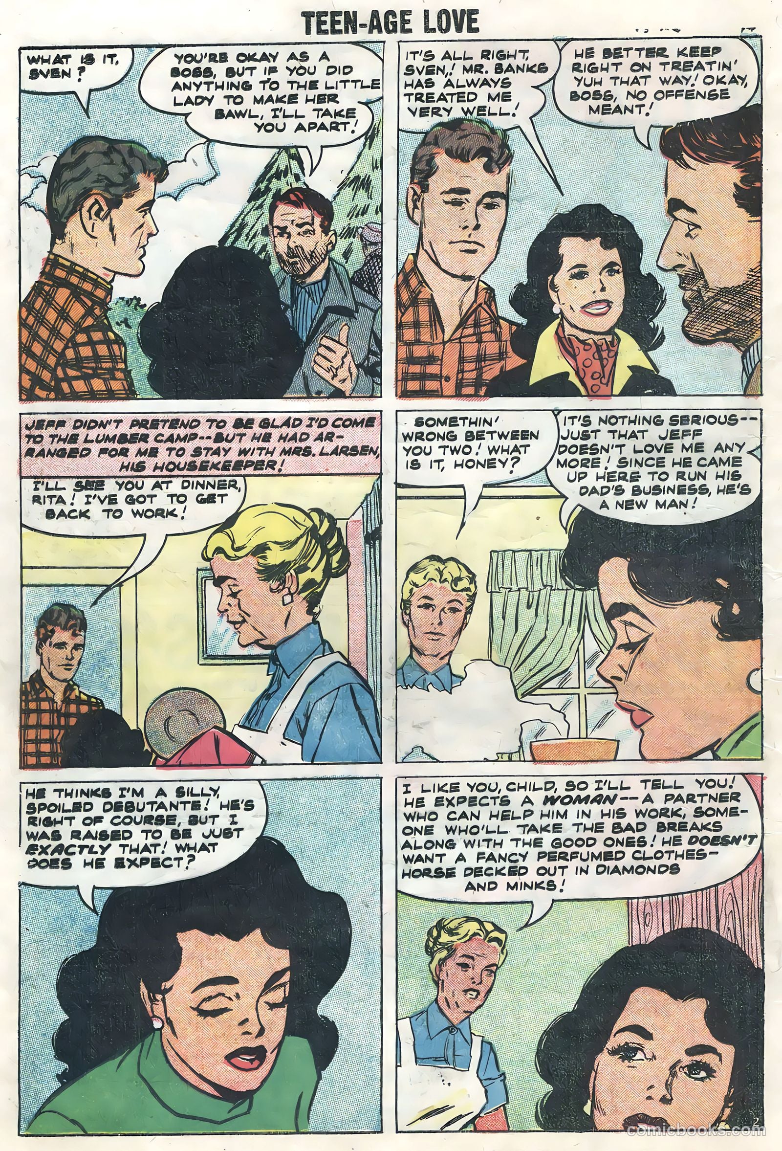 Teen-Age Love #6 (1958) — page 16 of 36