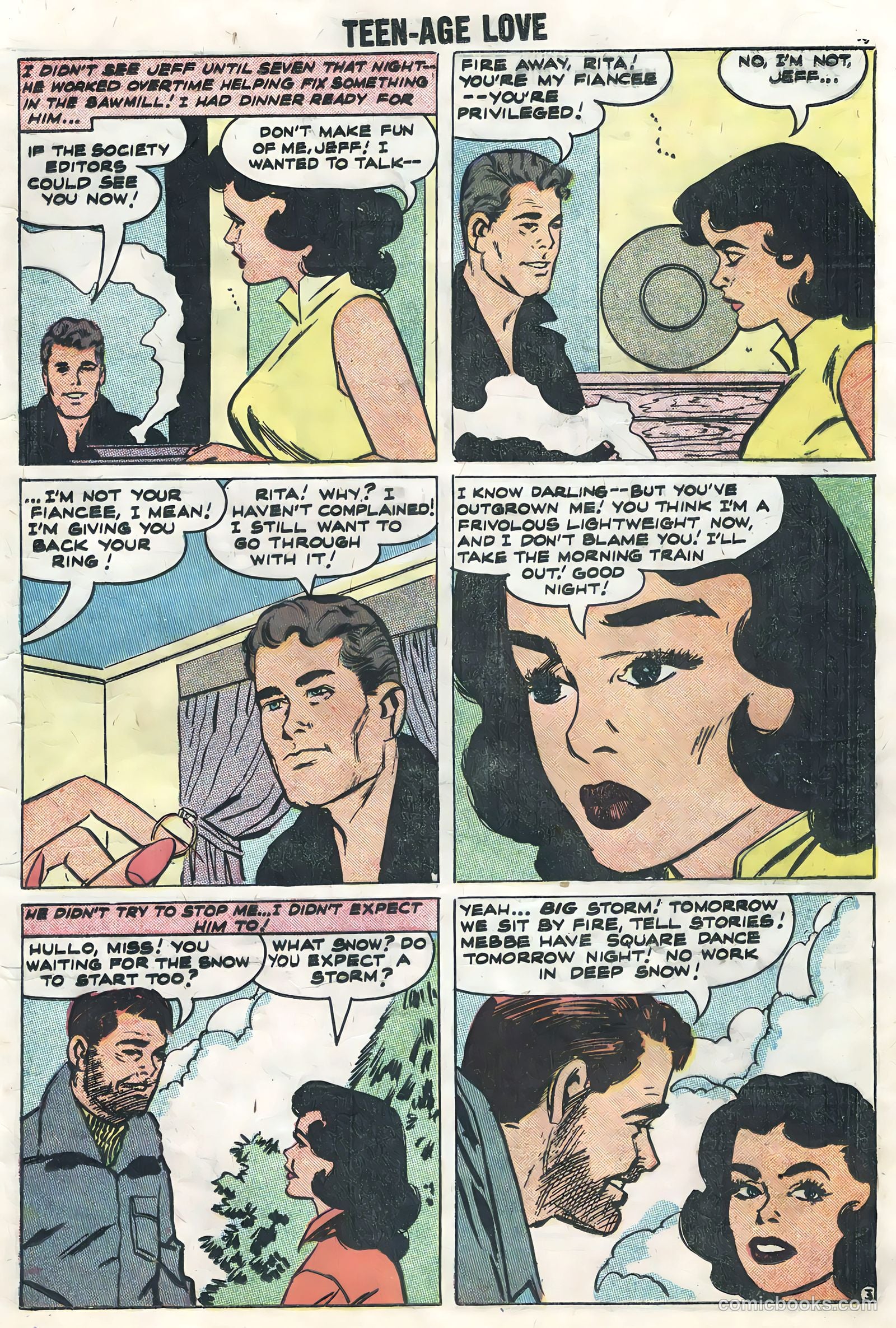 Teen-Age Love #6 (1958) — page 17 of 36