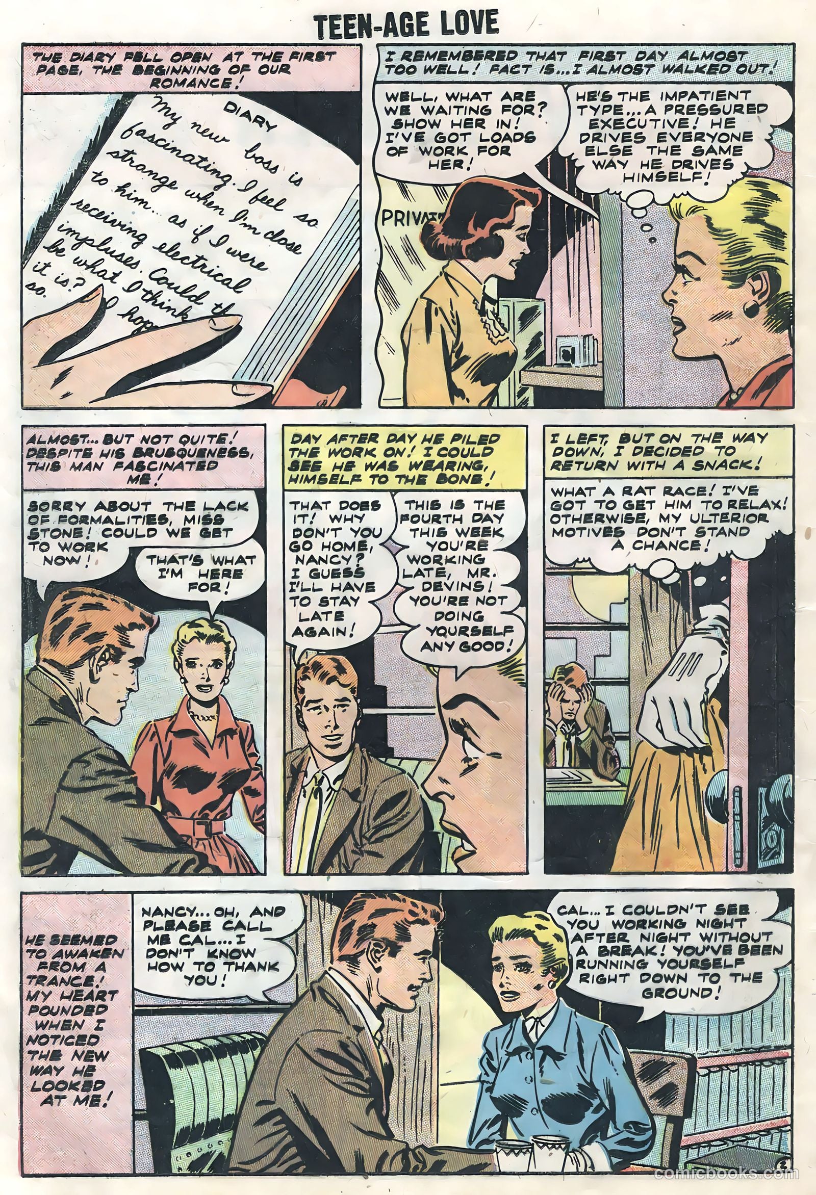 Teen-Age Love #6 (1958) — page 24 of 36
