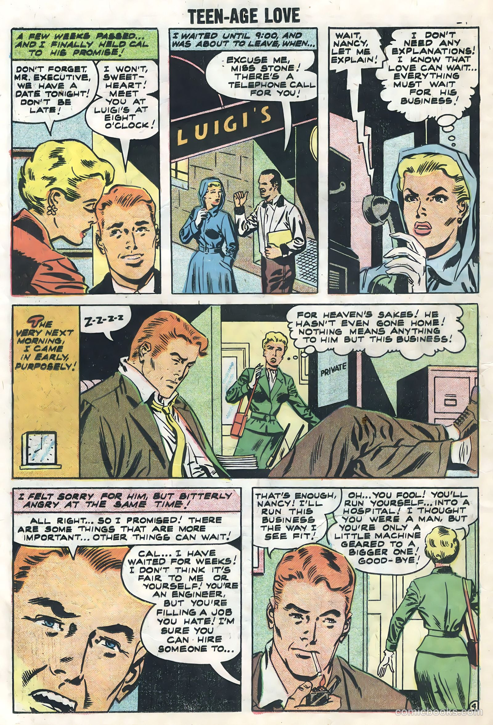 Teen-Age Love #6 (1958) — page 26 of 36