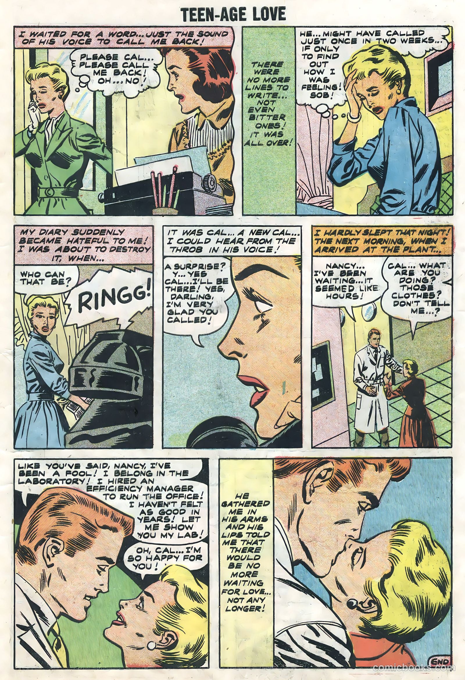 Teen-Age Love #6 (1958) — page 27 of 36
