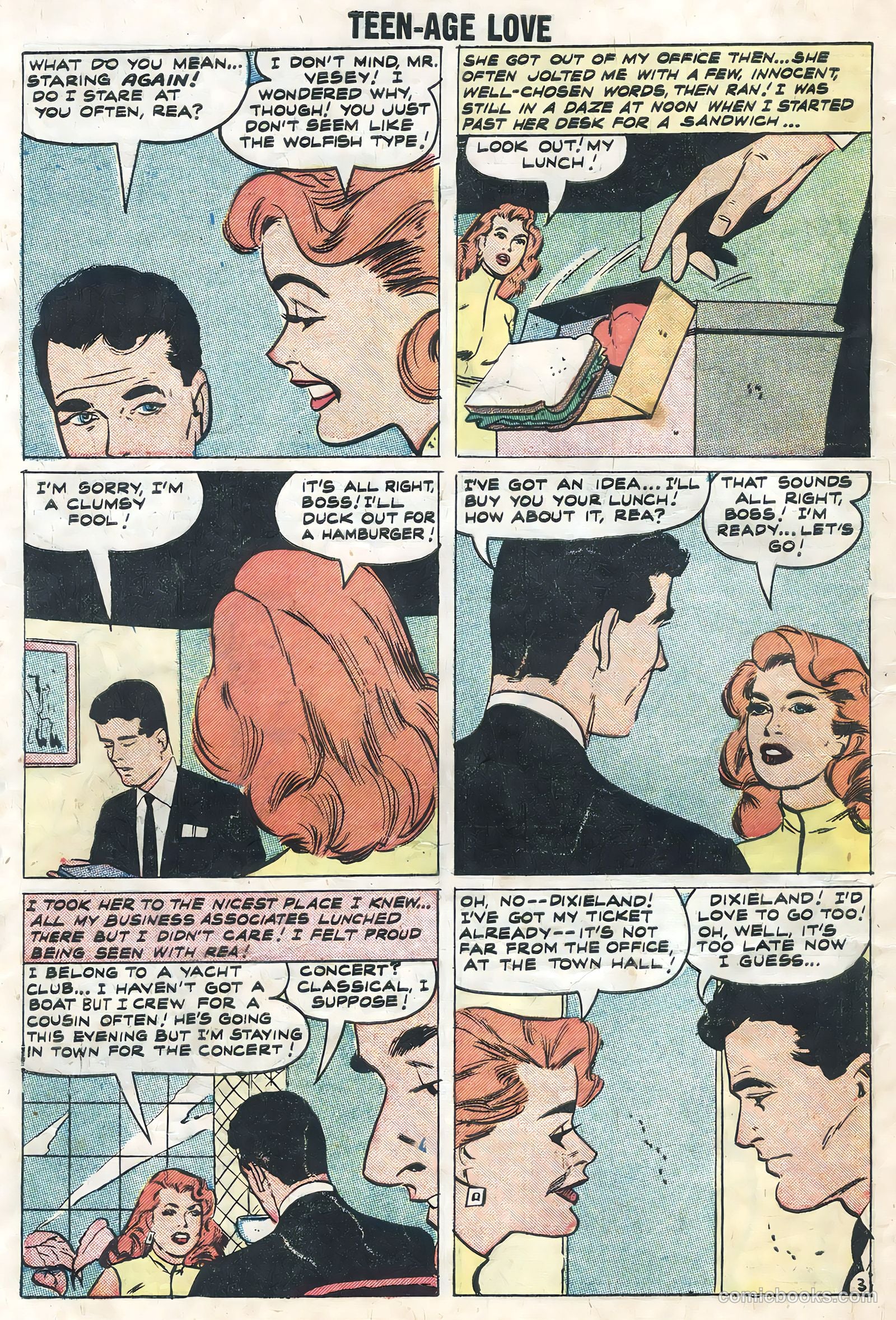 Teen-Age Love #6 (1958) — page 30 of 36