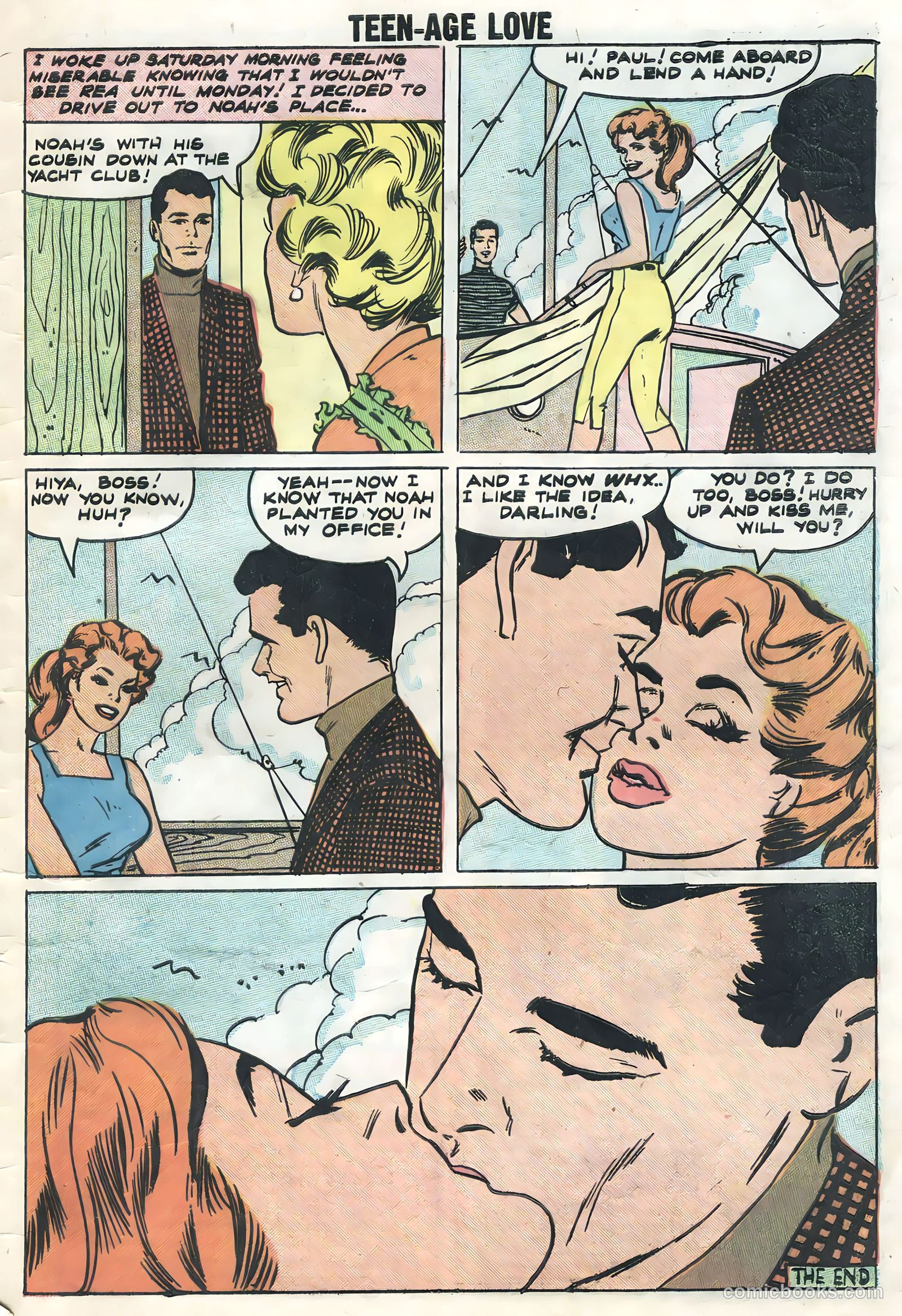 Teen-Age Love #6 (1958) — page 33 of 36
