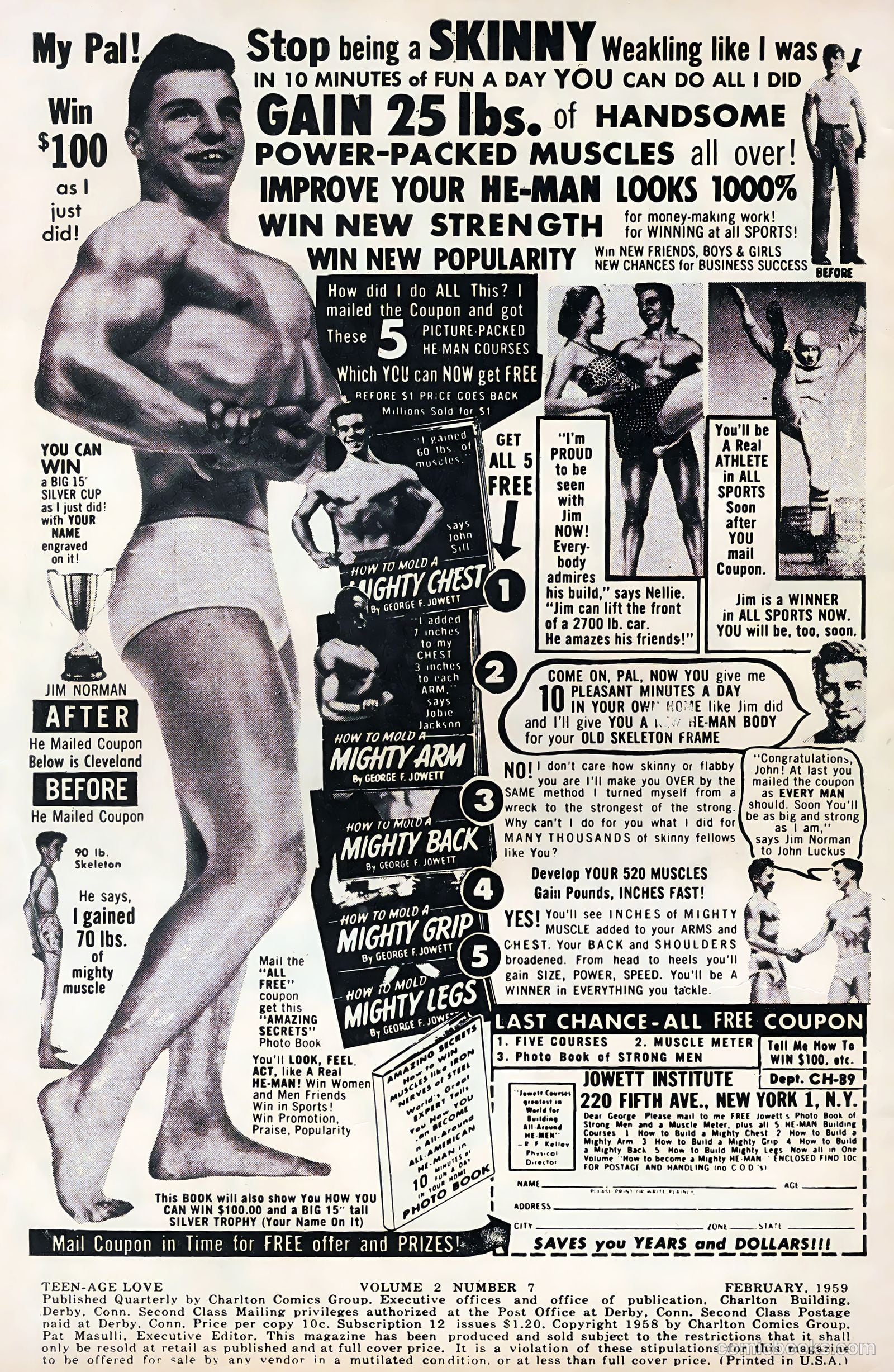 Teen-Age Love #7 (1959) — page 2 of 36