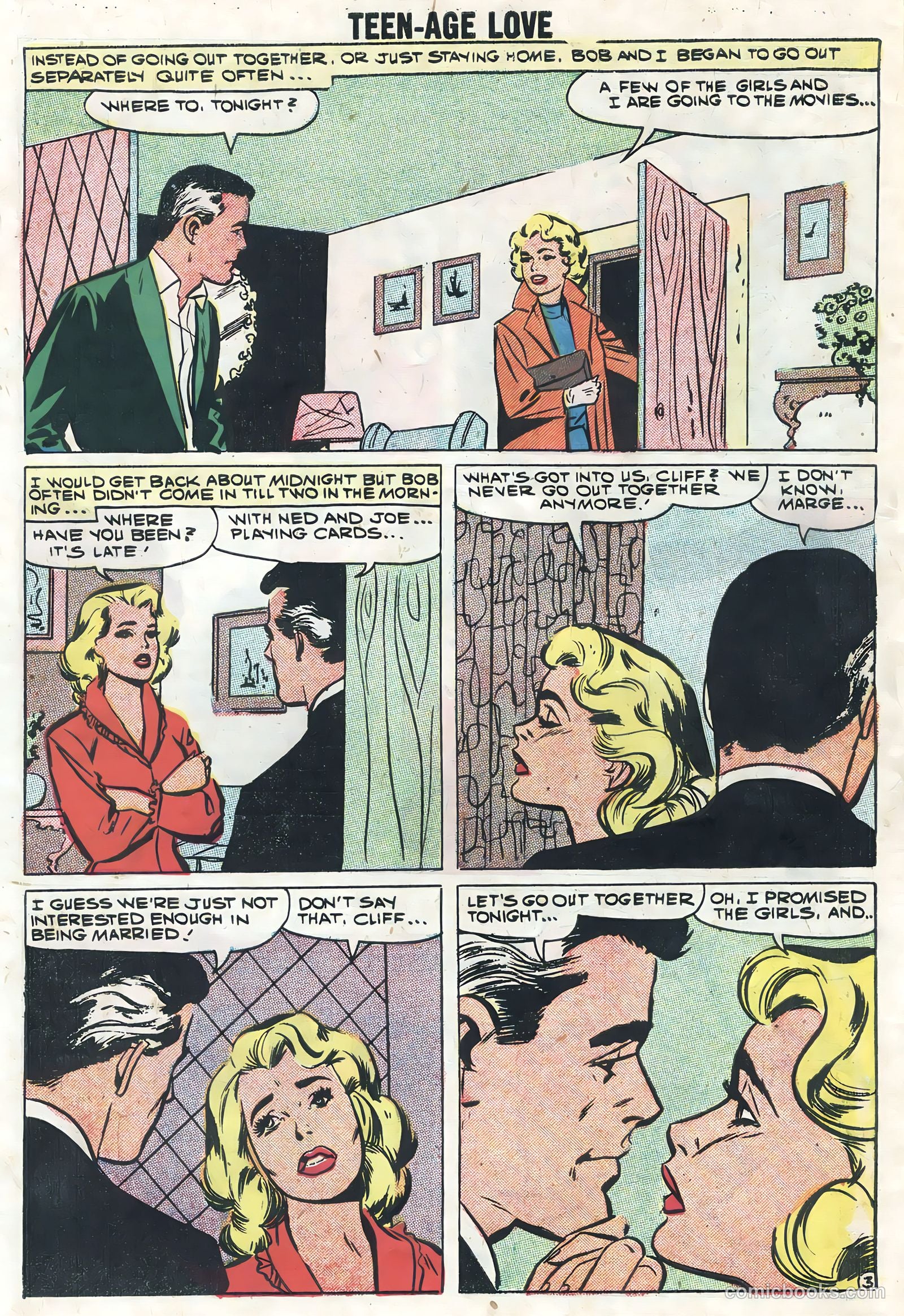 Teen-Age Love #7 (1959) — page 30 of 36
