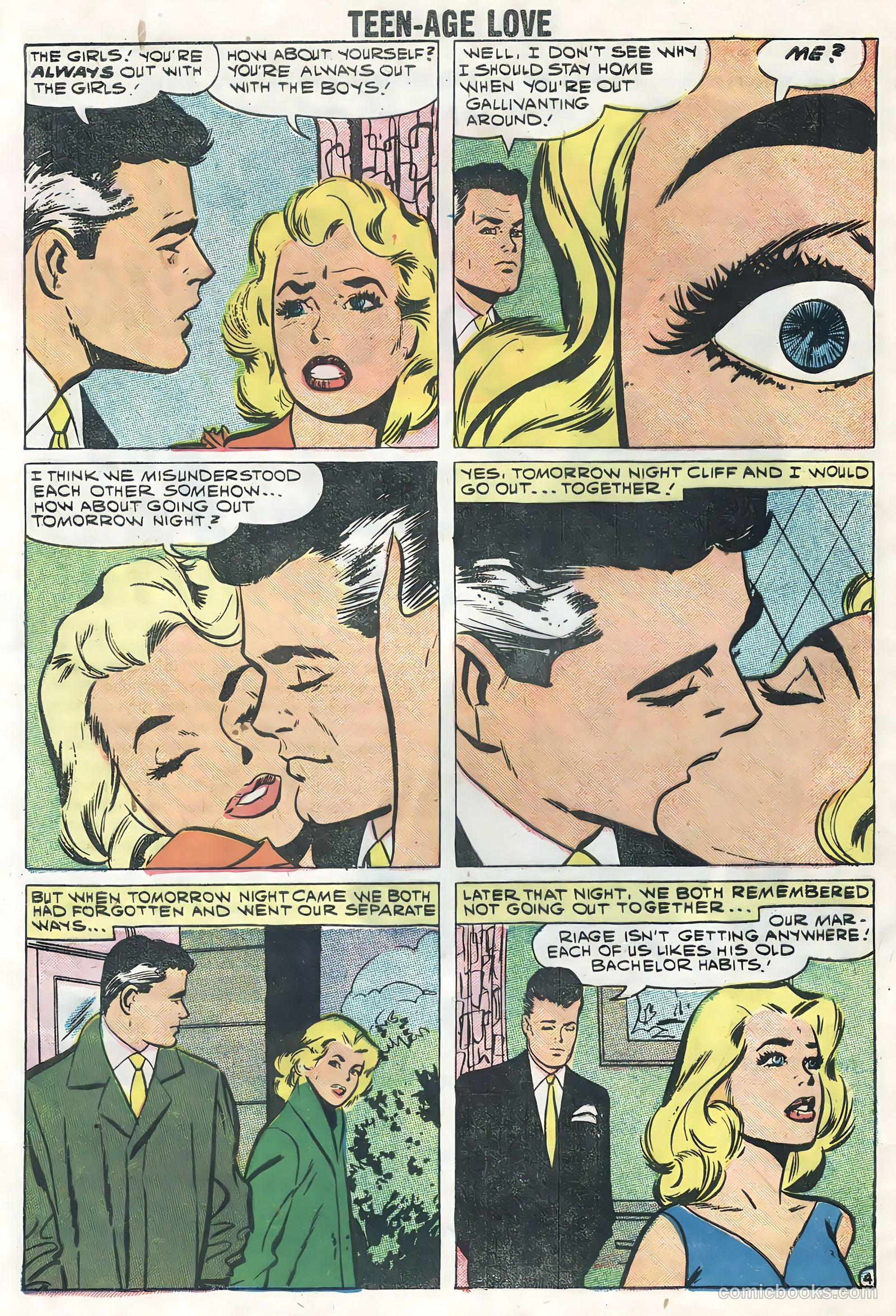 Teen-Age Love #7 (1959) — page 32 of 36