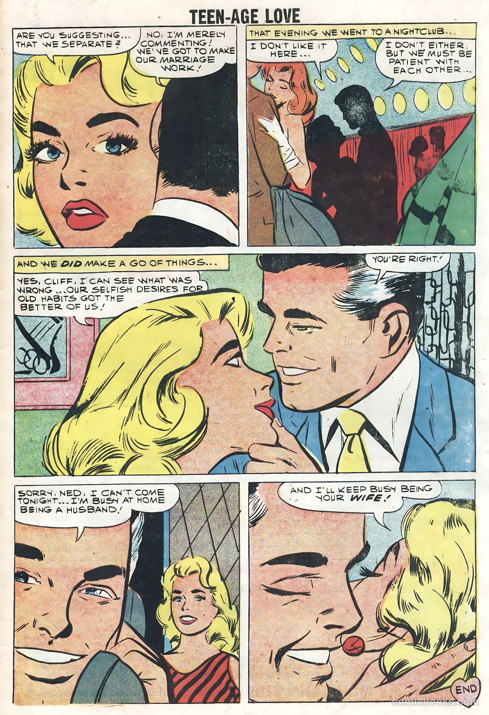 Teen-Age Love #7 (1959) — page 33 of 36