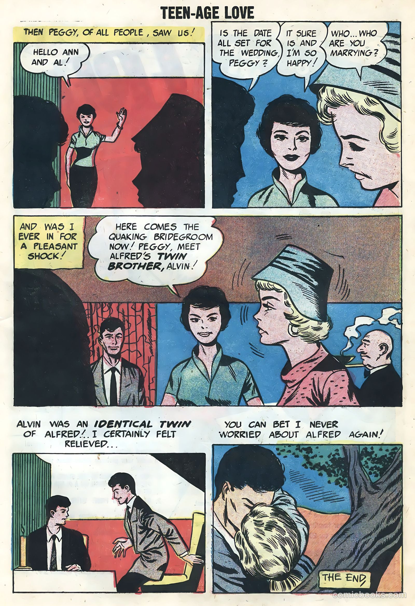 Teen-Age Love #8 (1959) — page 21 of 35