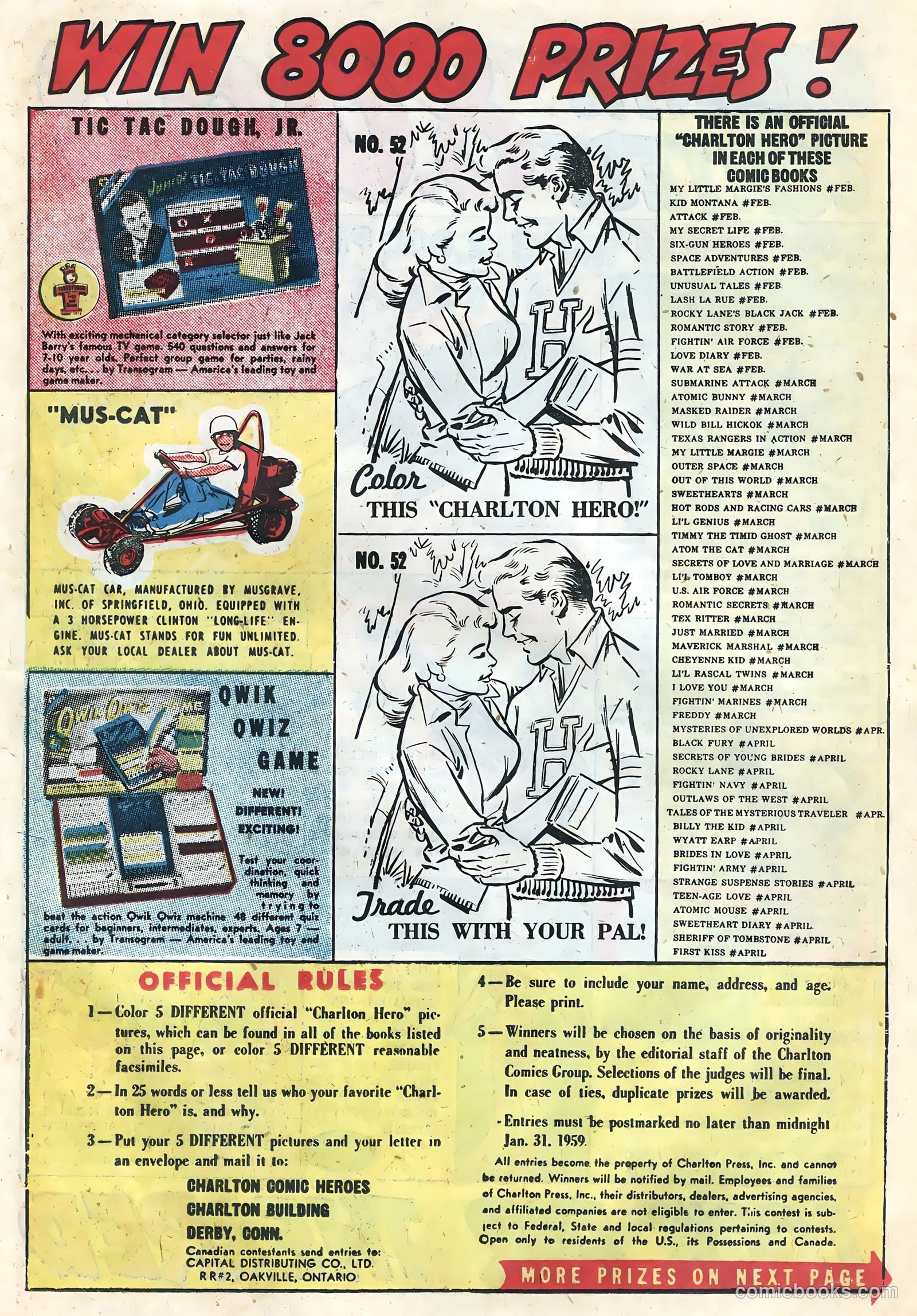 Teen-Age Love #8 (1959) — page 23 of 35