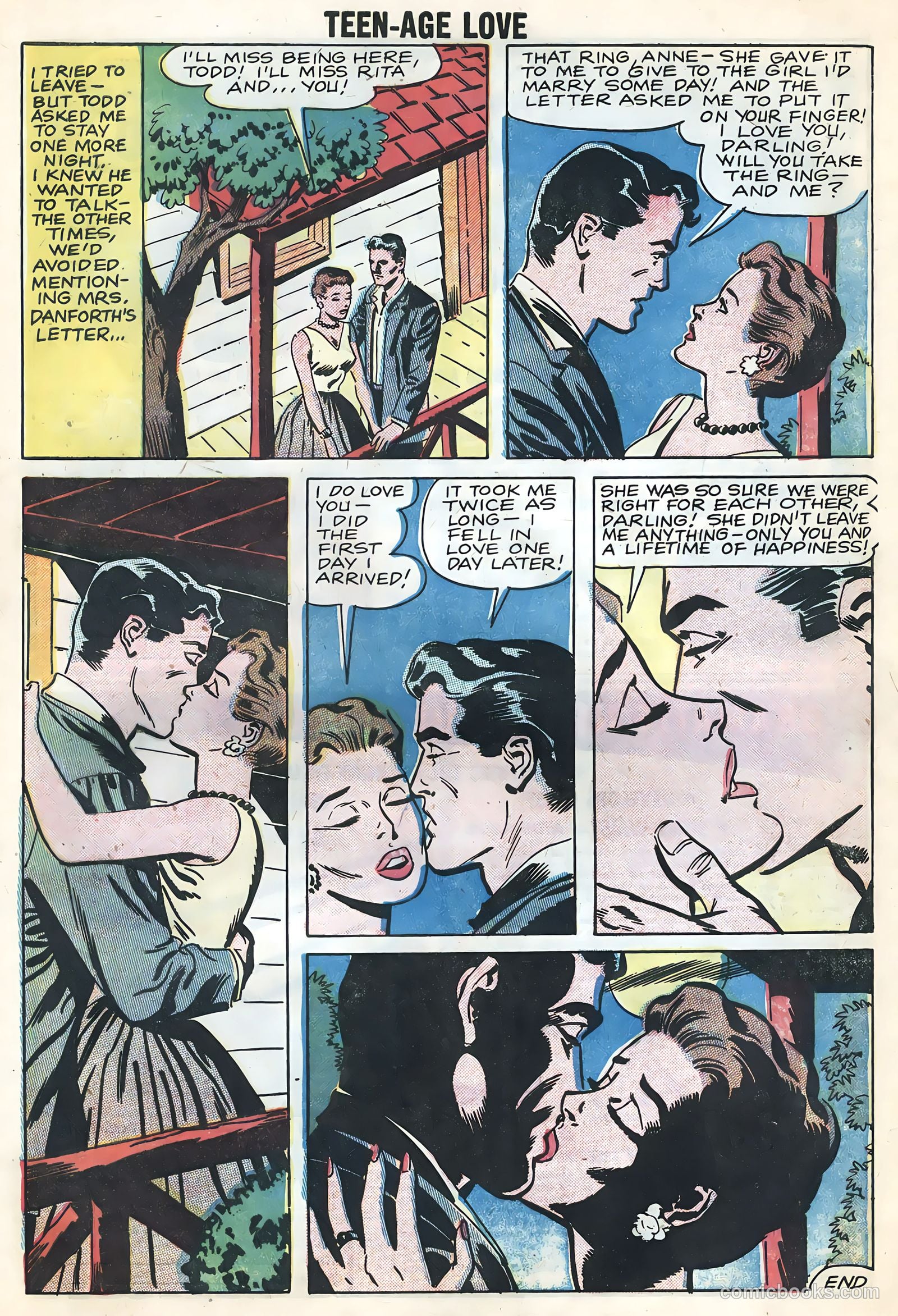 Teen-Age Love #8 (1959) — page 32 of 35