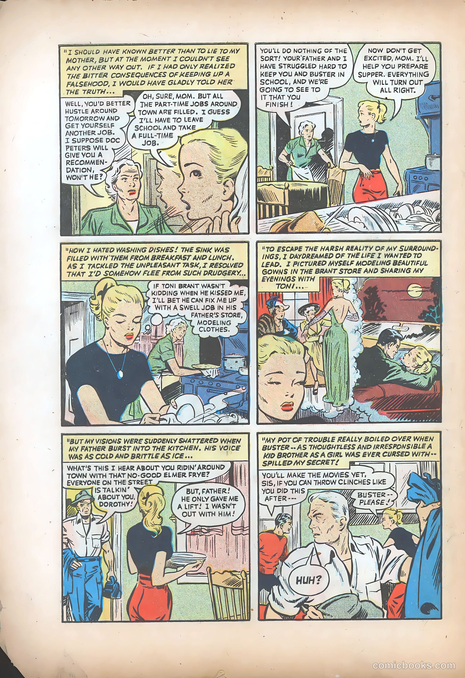 Teen-Age Romances #1 (1949) — page 7 of 37