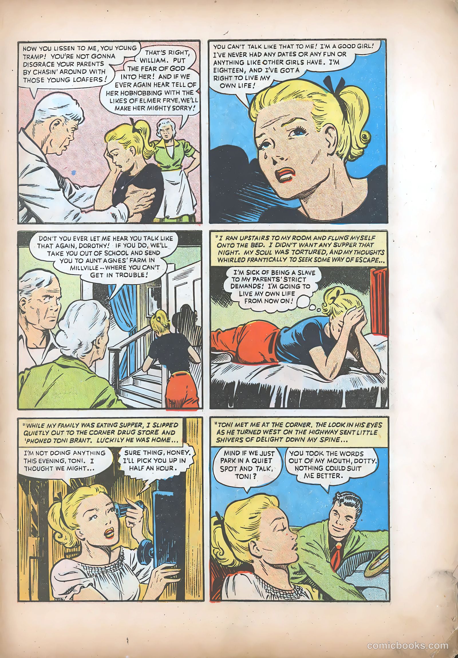 Teen-Age Romances #1 (1949) — page 8 of 37