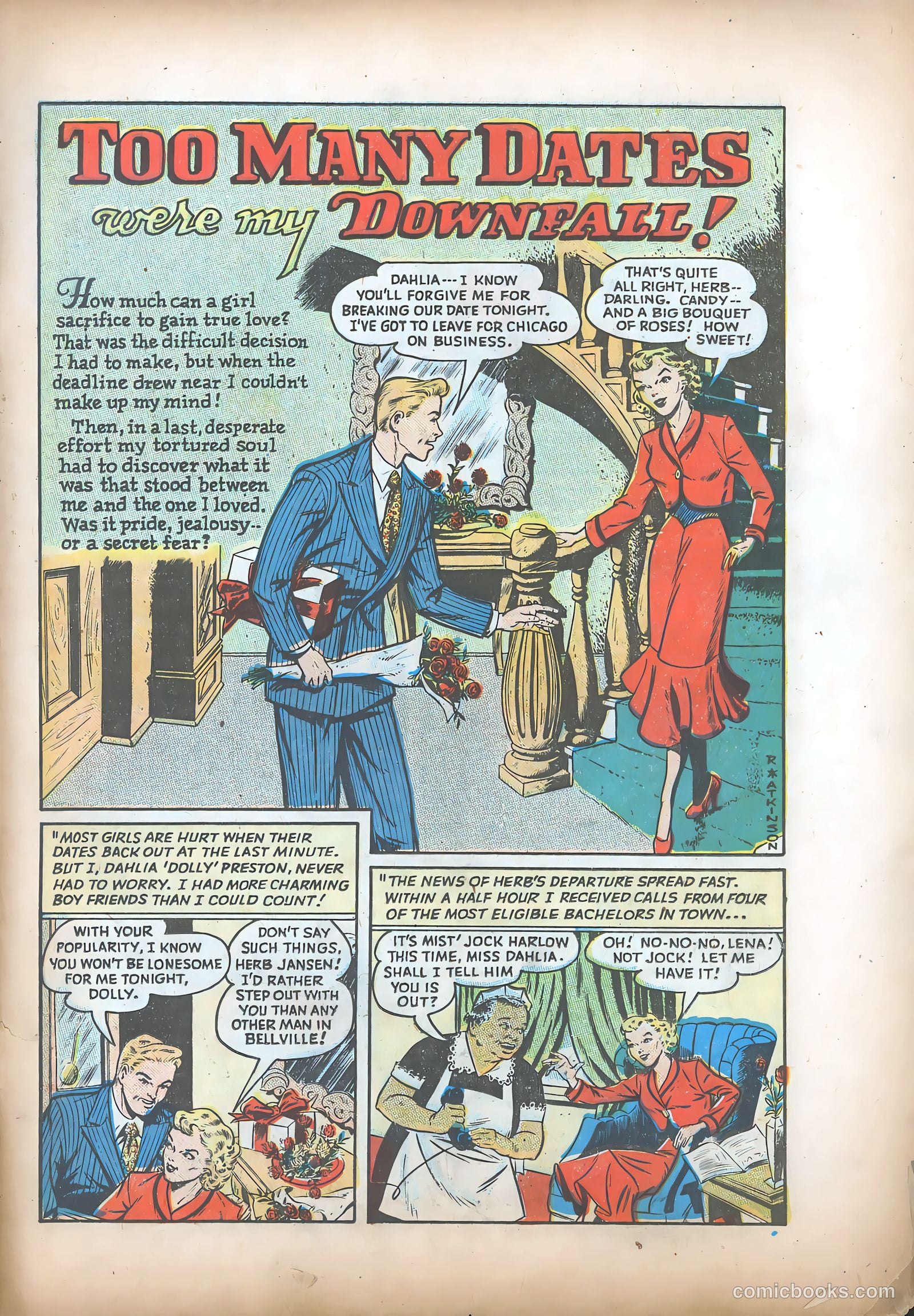 Teen-Age Romances #1 (1949) — page 12 of 37