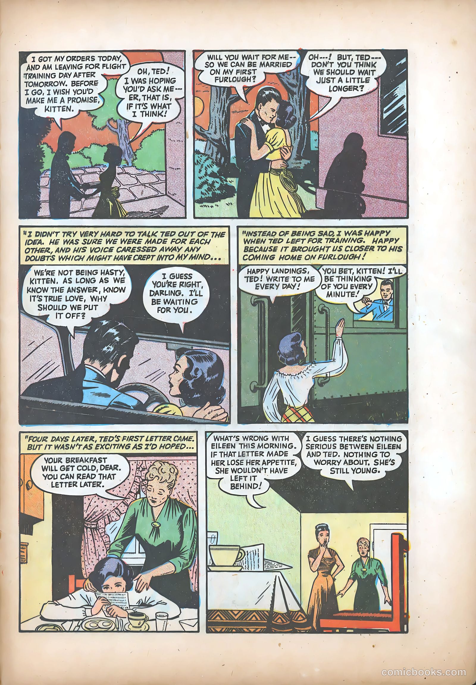 Teen-Age Romances #1 (1949) — page 22 of 37