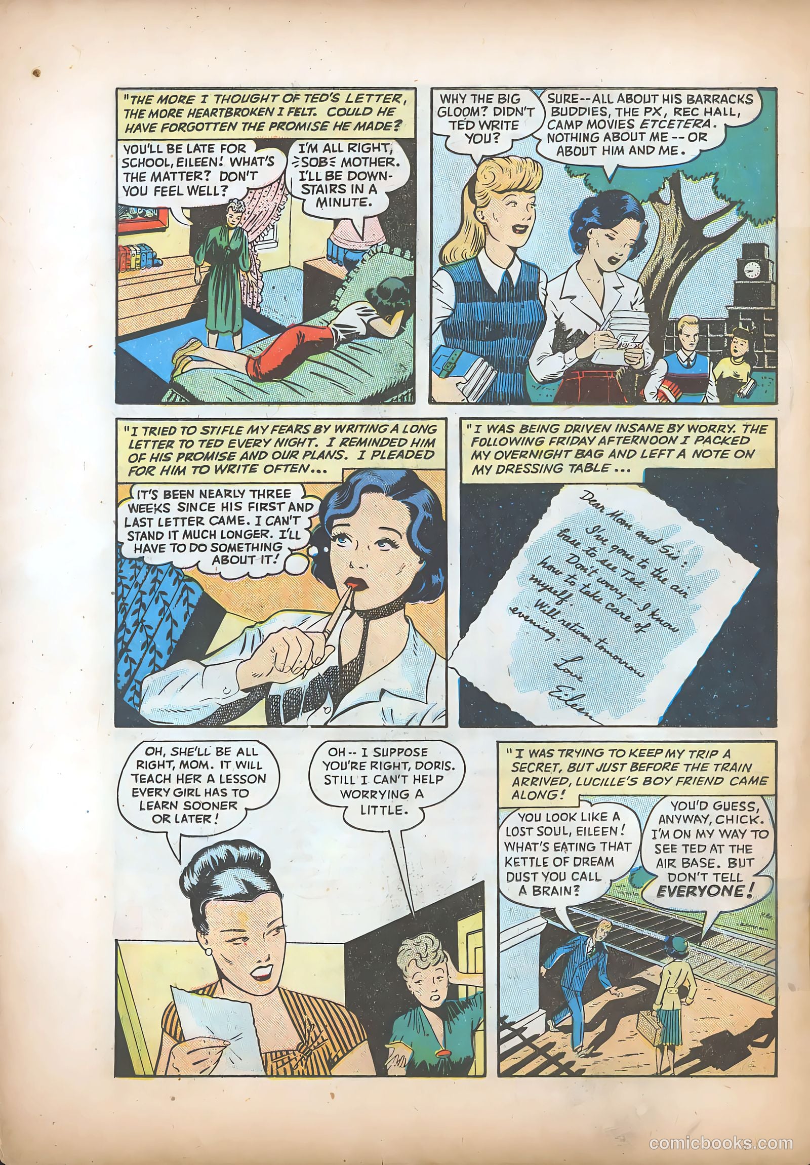 Teen-Age Romances #1 (1949) — page 23 of 37