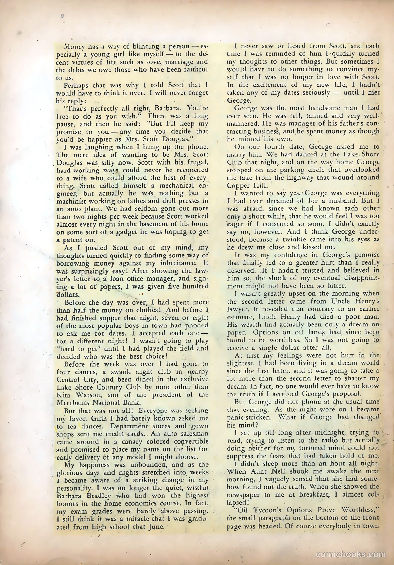 Teen-Age Romances #1 (1949) — page 27 of 37