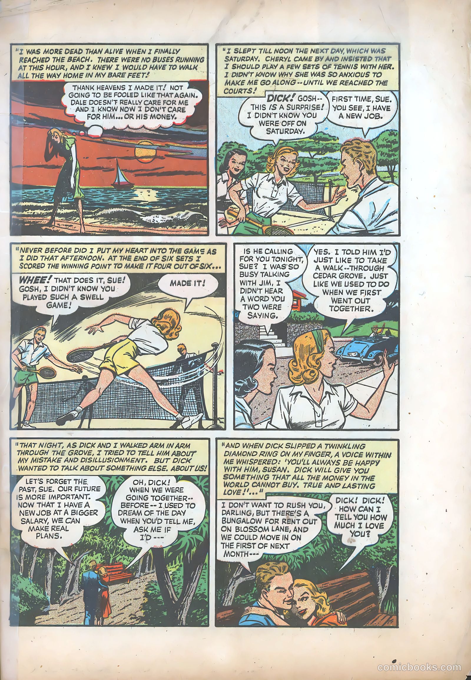 Teen-Age Romances #1 (1949) — page 34 of 37
