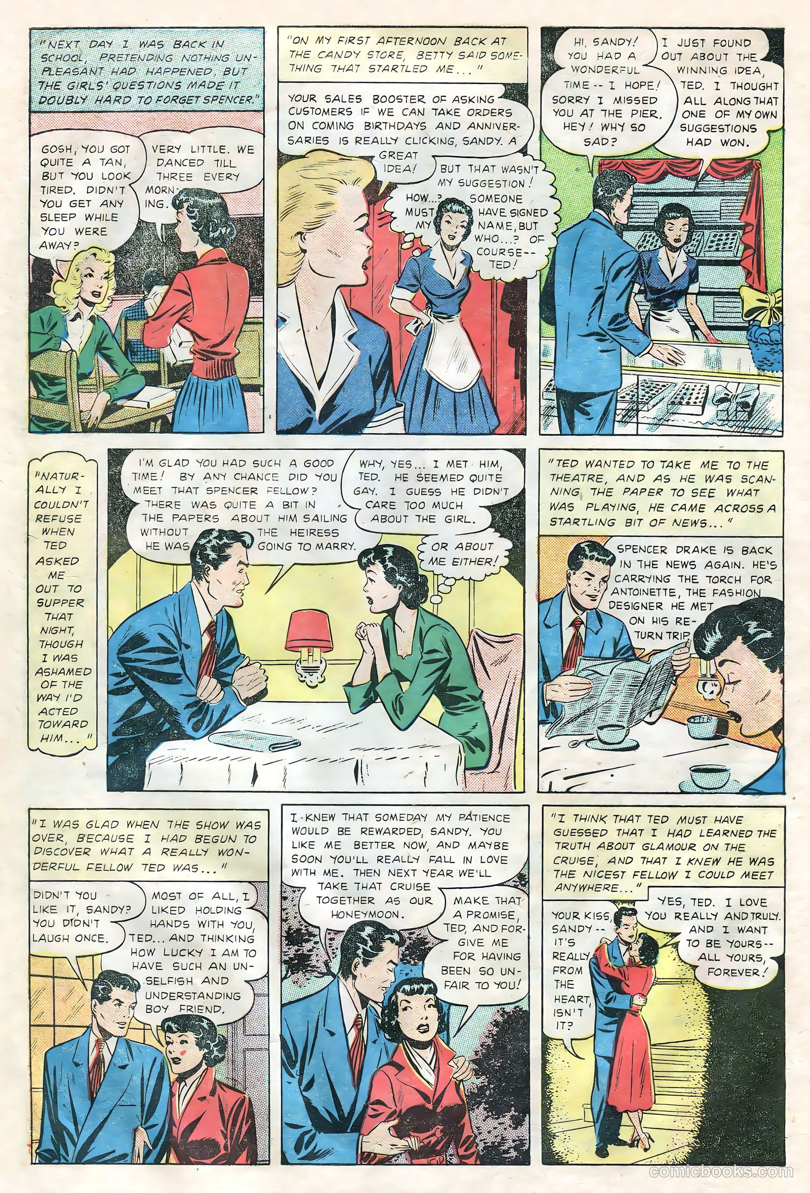 Teen-Age Romances #10 (1950) — page 8 of 36