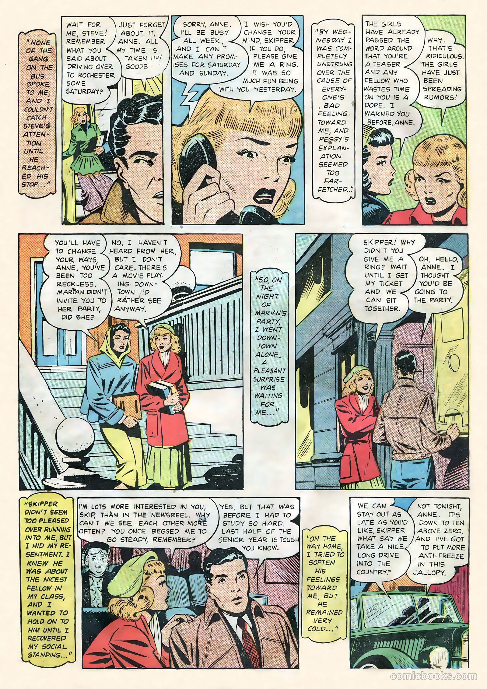 Teen-Age Romances #10 (1950) — page 19 of 36
