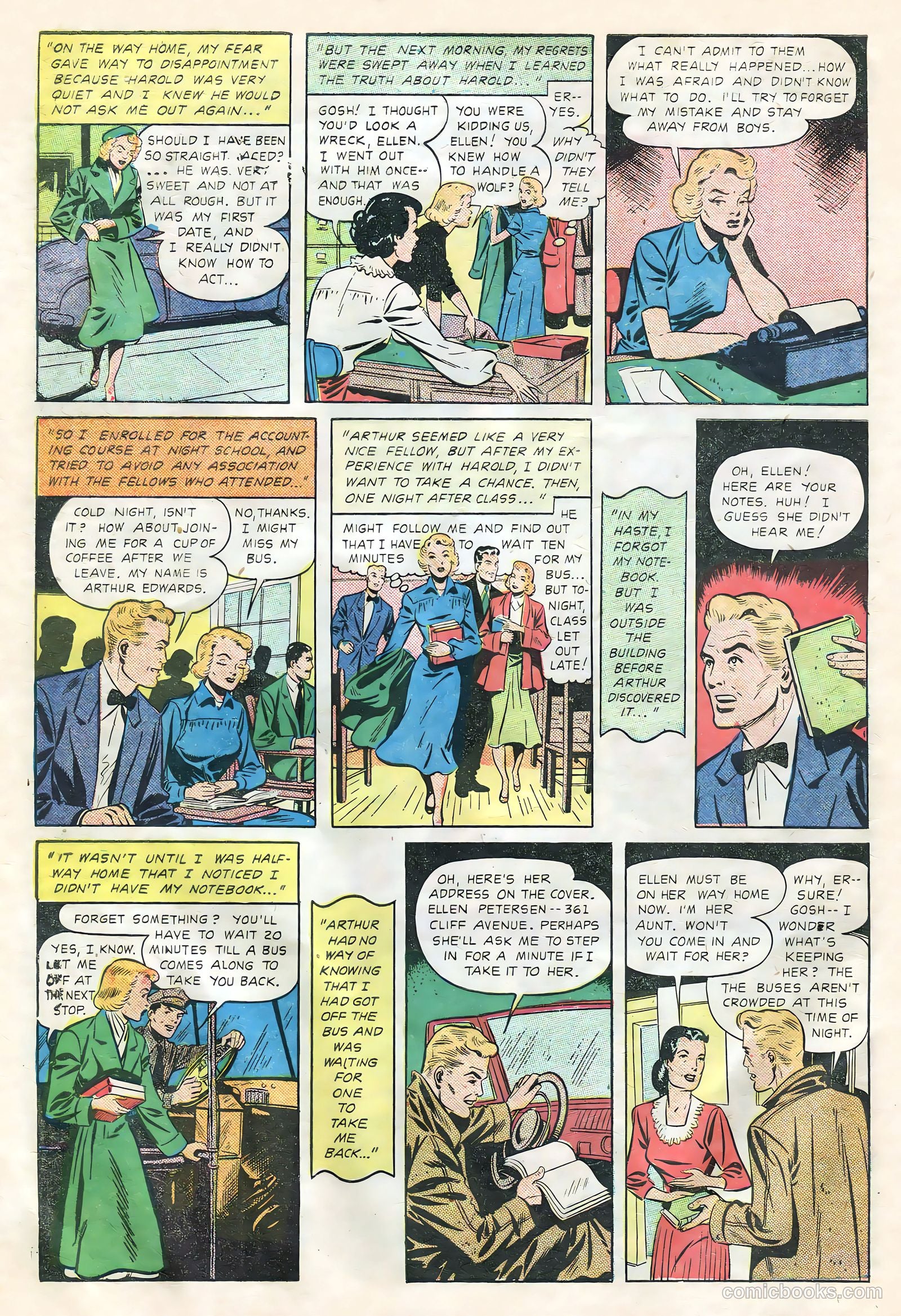 Teen-Age Romances #10 (1950) — page 32 of 36