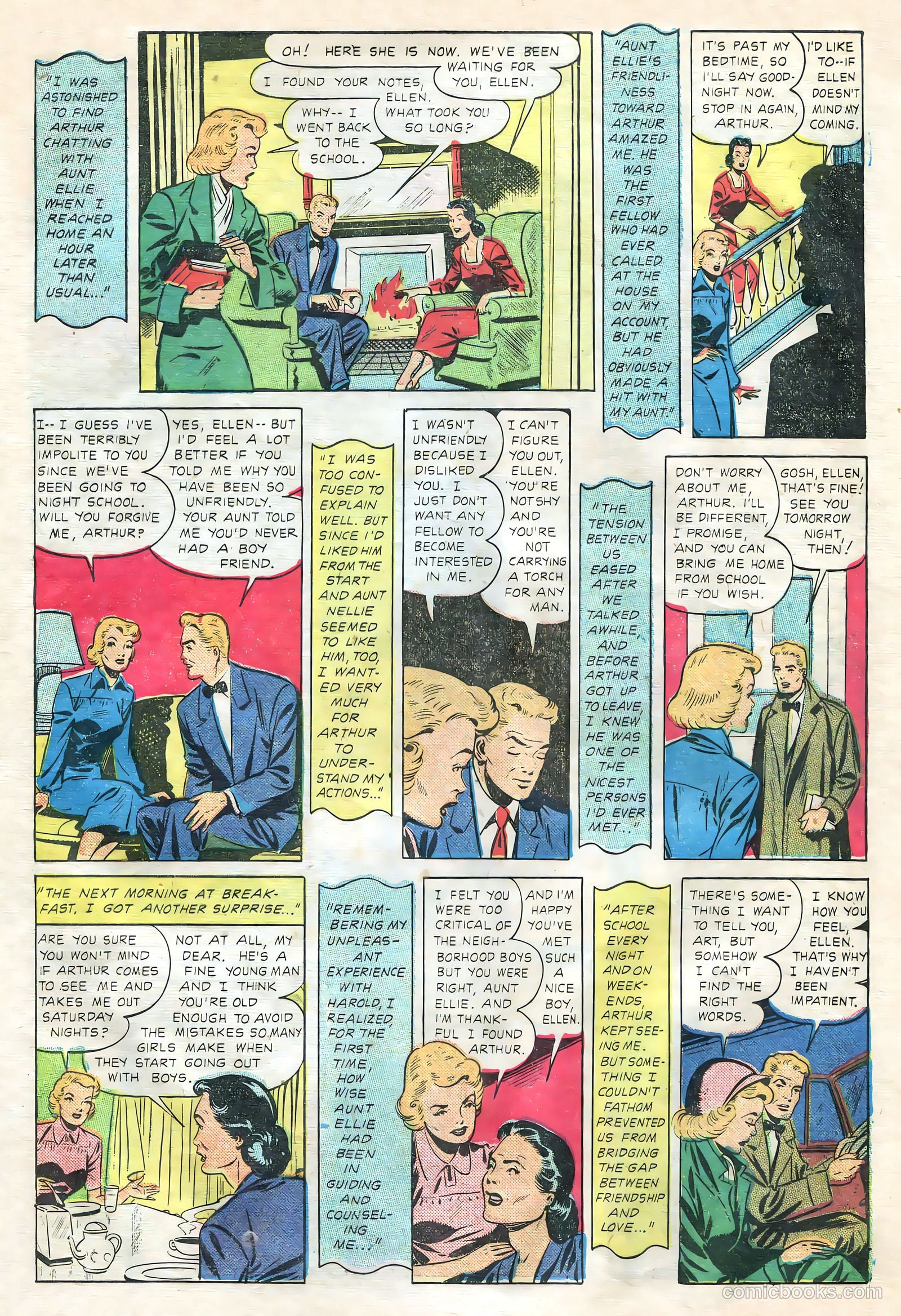 Teen-Age Romances #10 (1950) — page 33 of 36