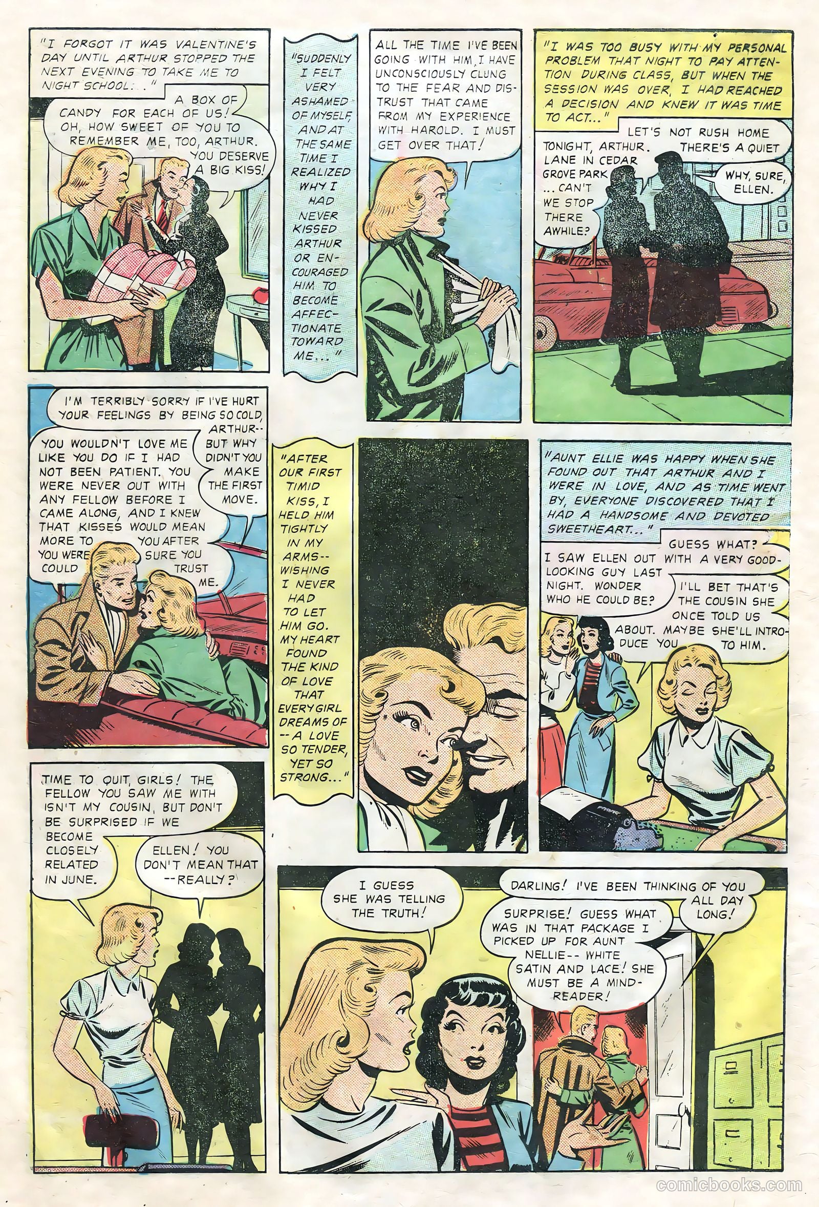 Teen-Age Romances #10 (1950) — page 34 of 36