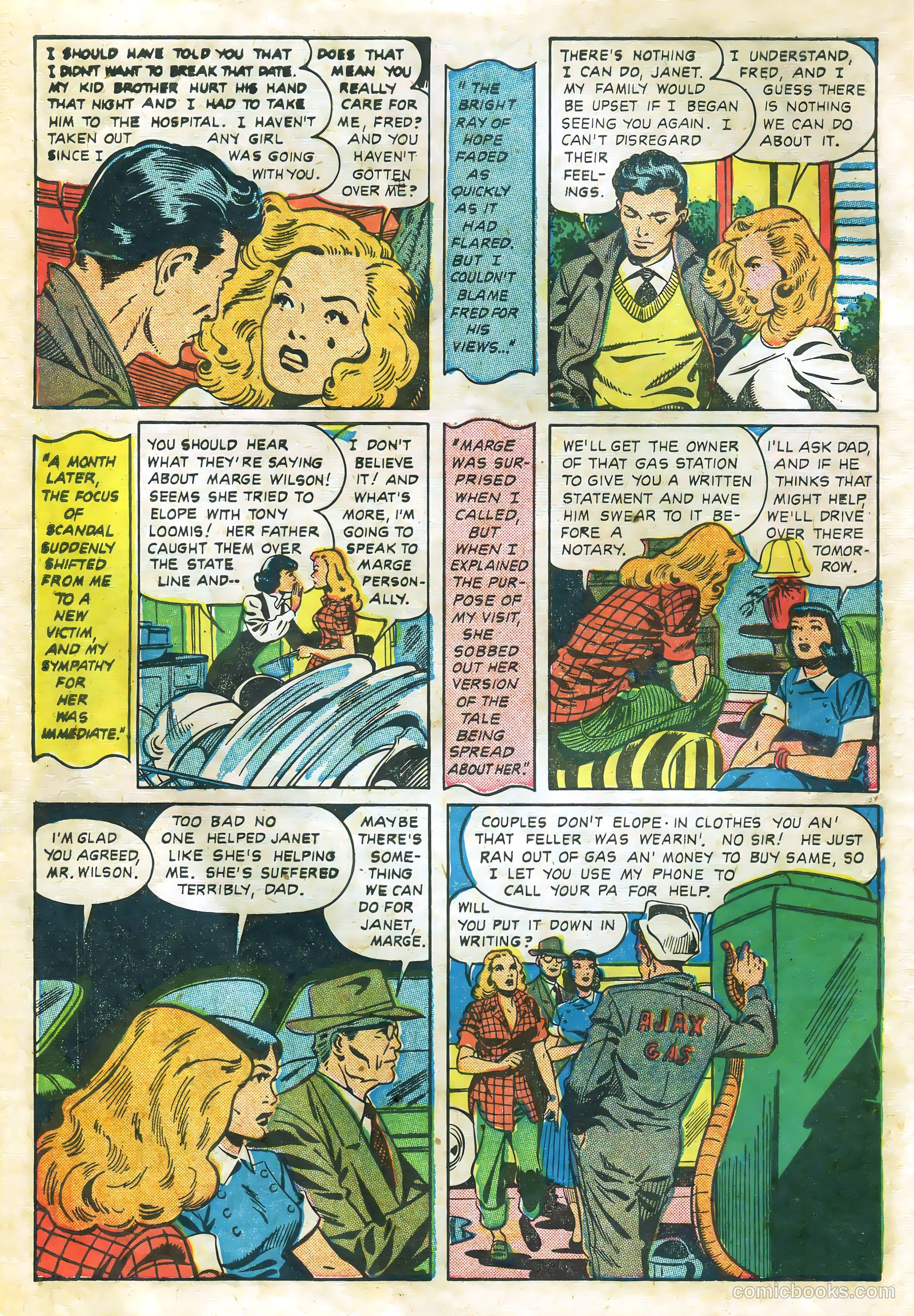 Teen-Age Romances #11 (1950) — page 6 of 36