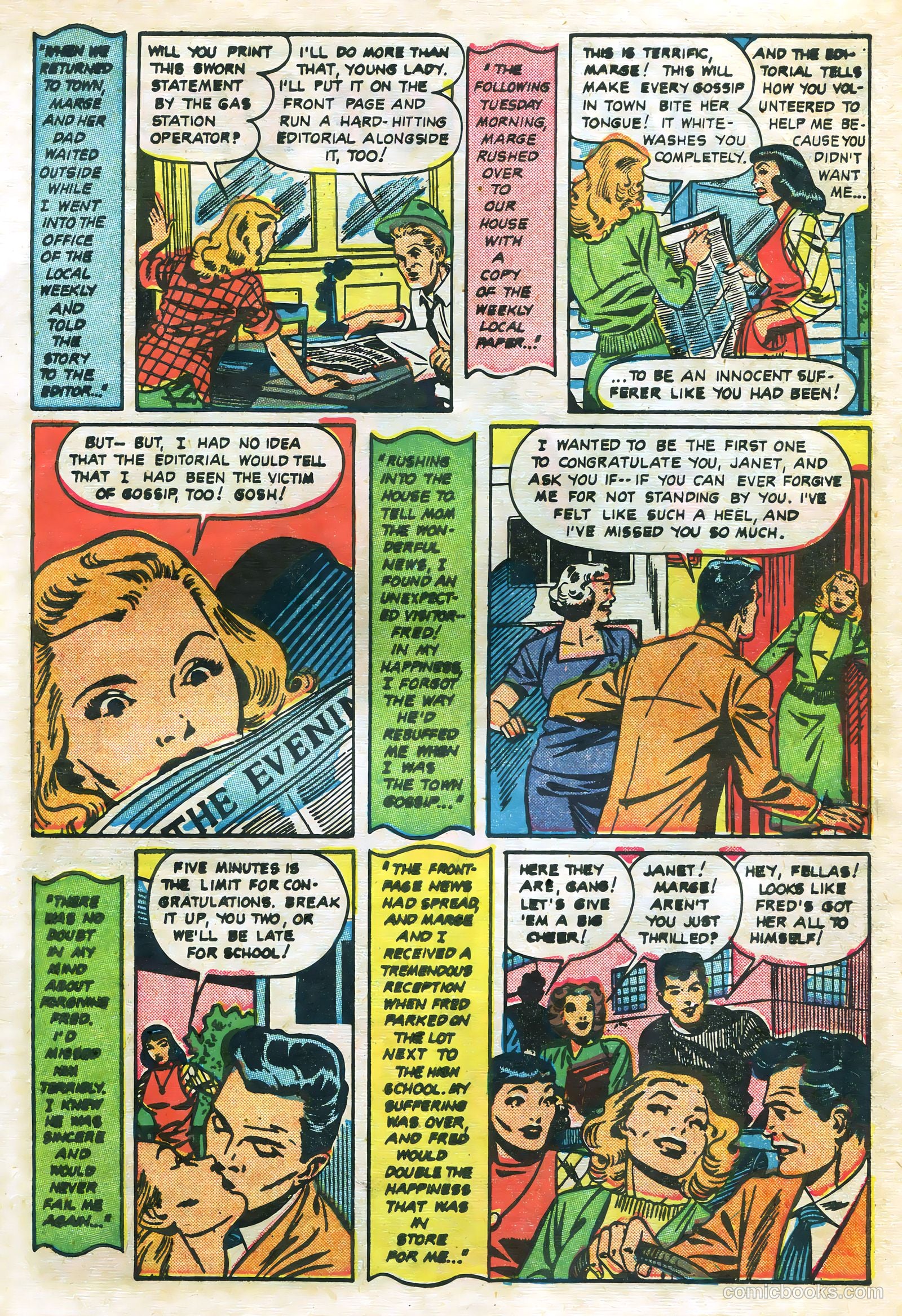 Teen-Age Romances #11 (1950) — page 7 of 36