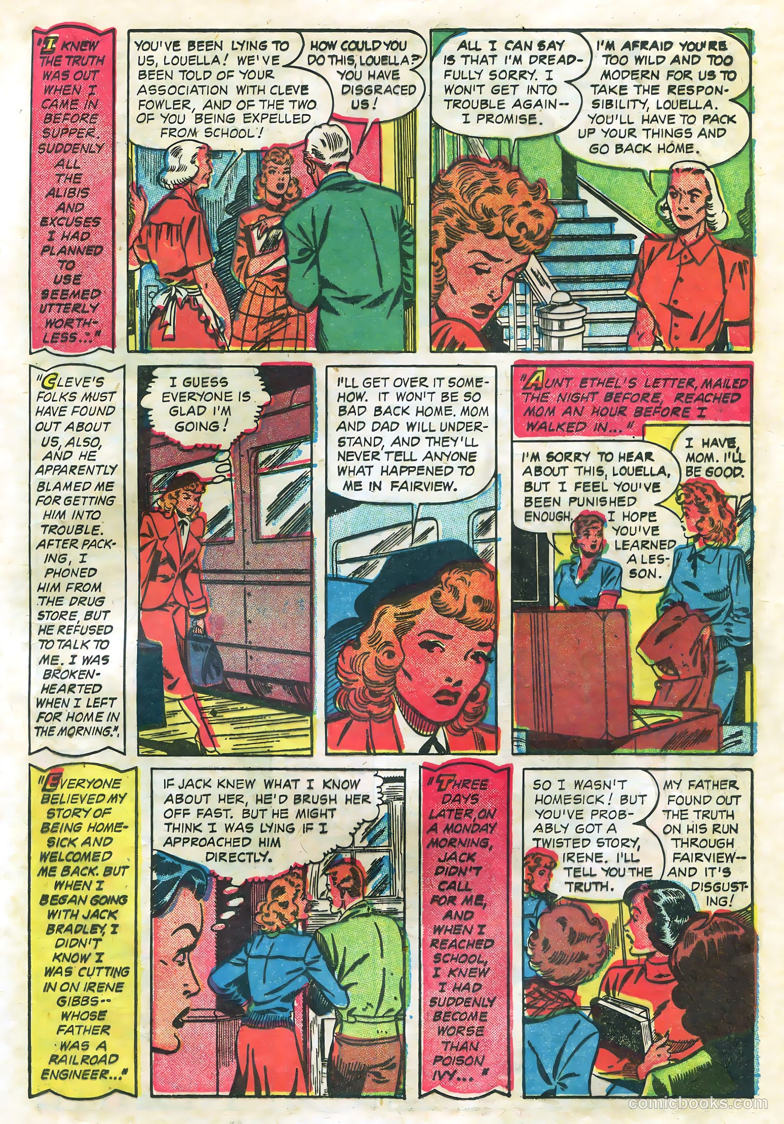 Teen-Age Romances #11 (1950) — page 17 of 36