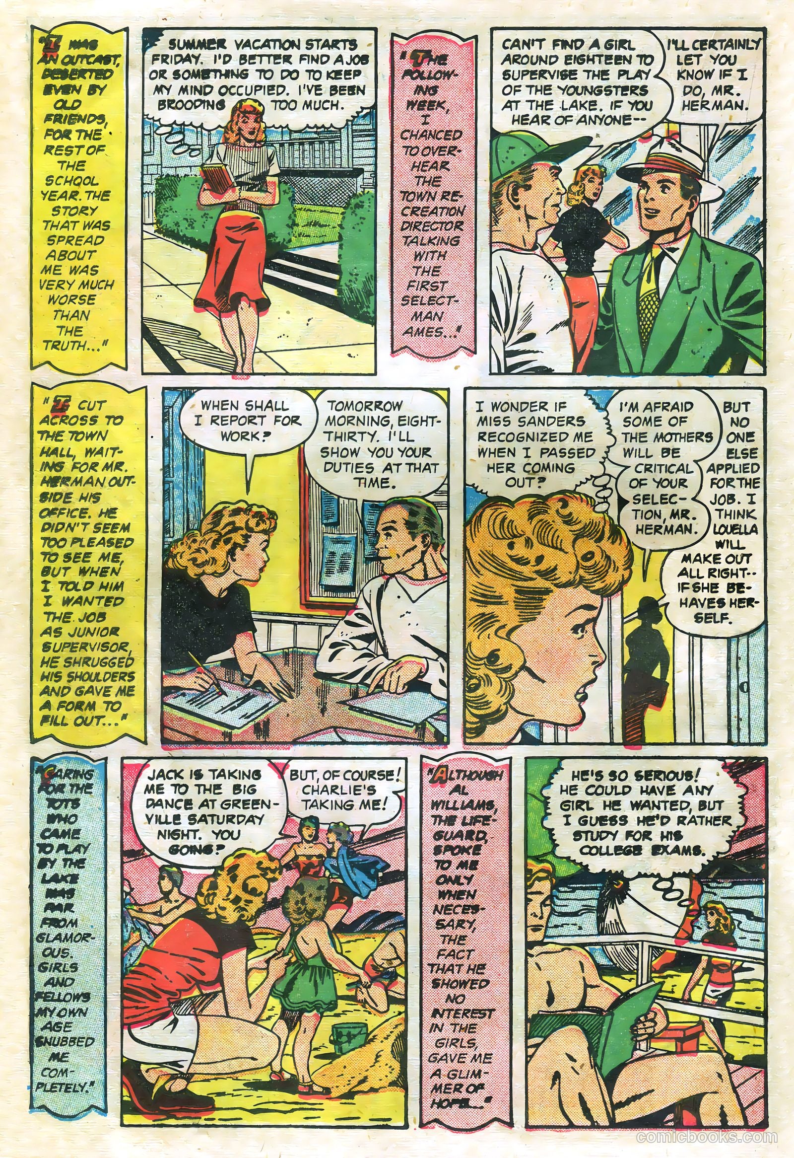 Teen-Age Romances #11 (1950) — page 18 of 36