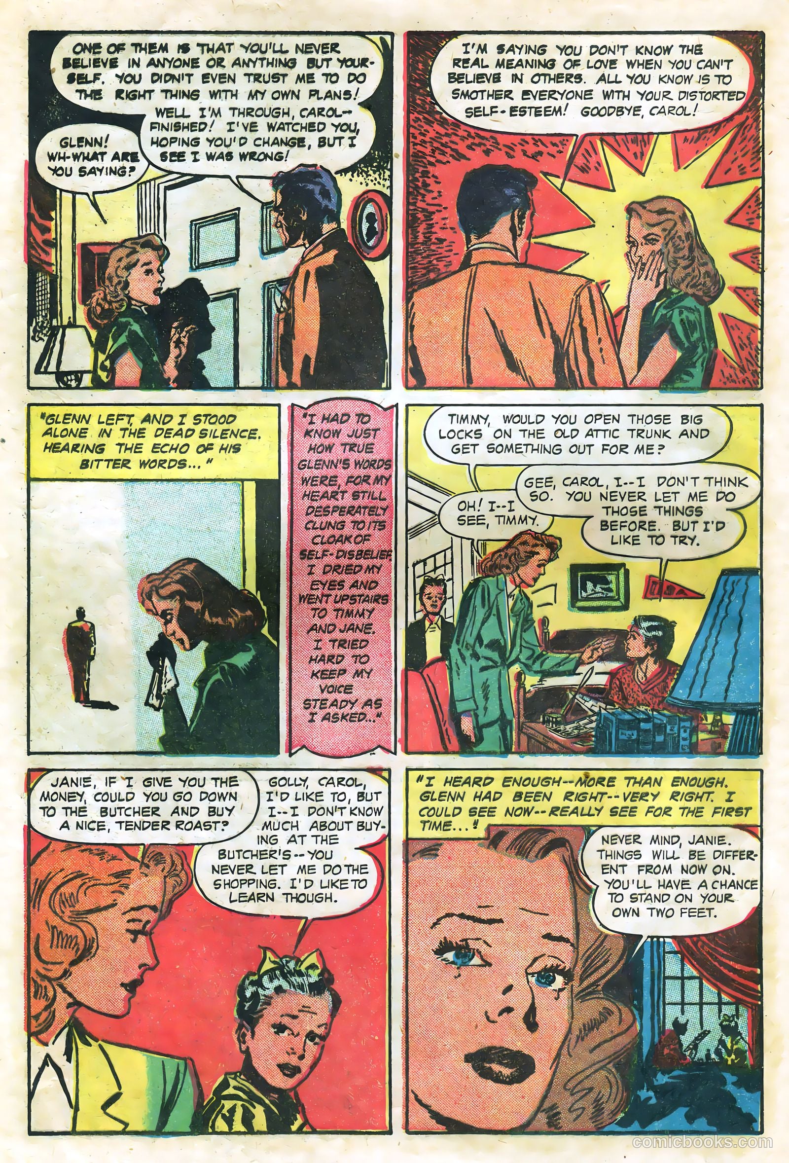 Teen-Age Romances #11 (1950) — page 32 of 36