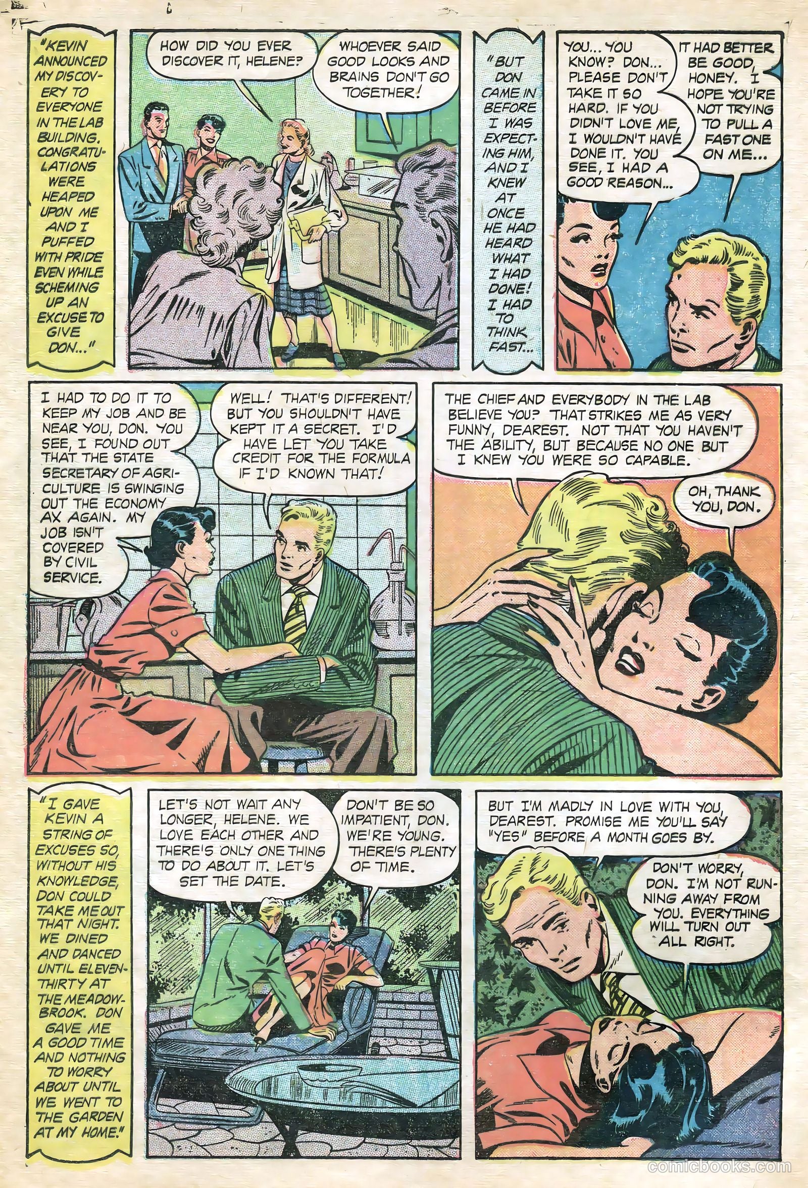 Teen-Age Romances #12 (1950) — page 8 of 36